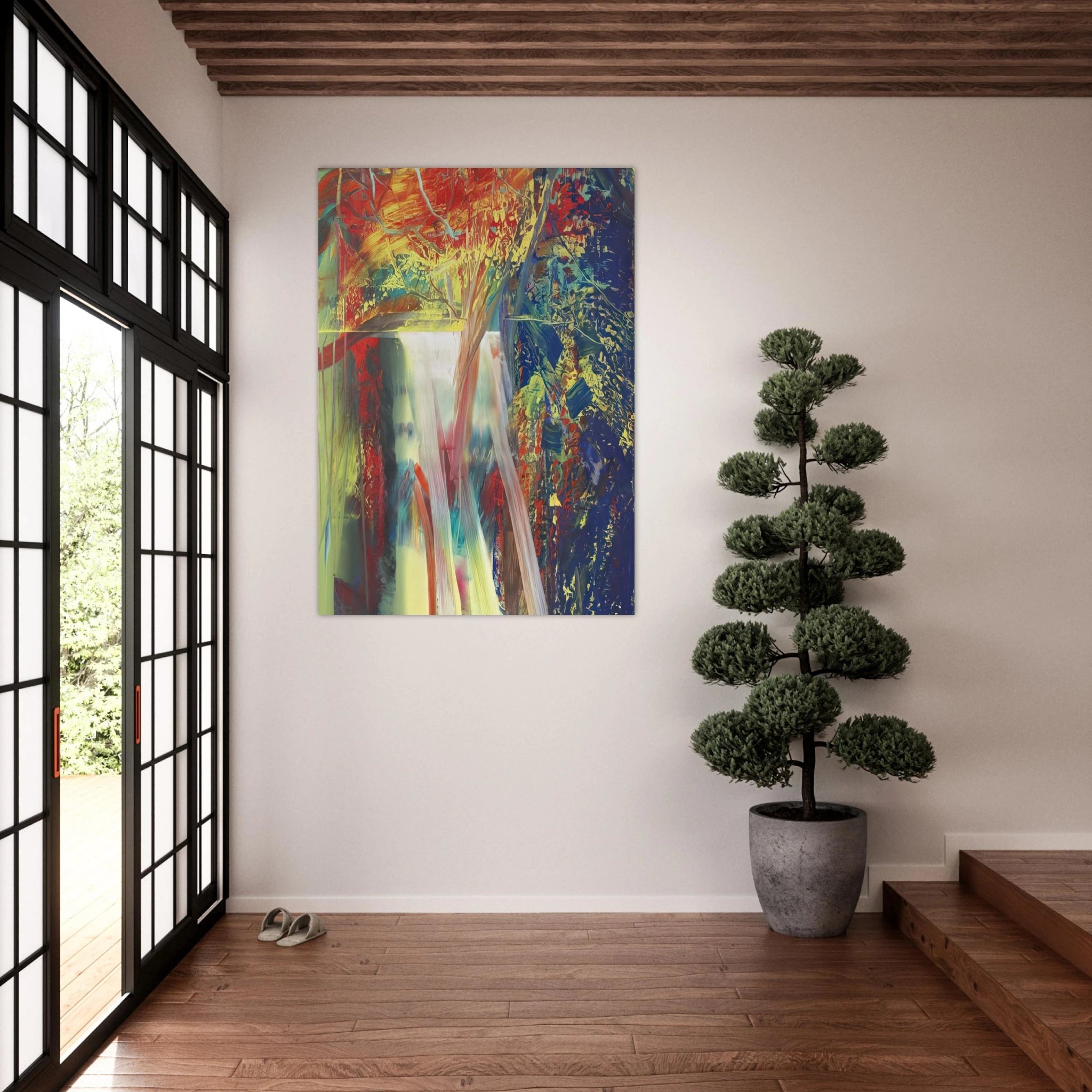 ABSTRACT PAINTING 610 1 - Gerhard Richter Art Print - A0 (84.1 x 118.9  cm) / 33.1 × 46.8 inches | Gerhard Richter Poster | Gerhard Richter Prints