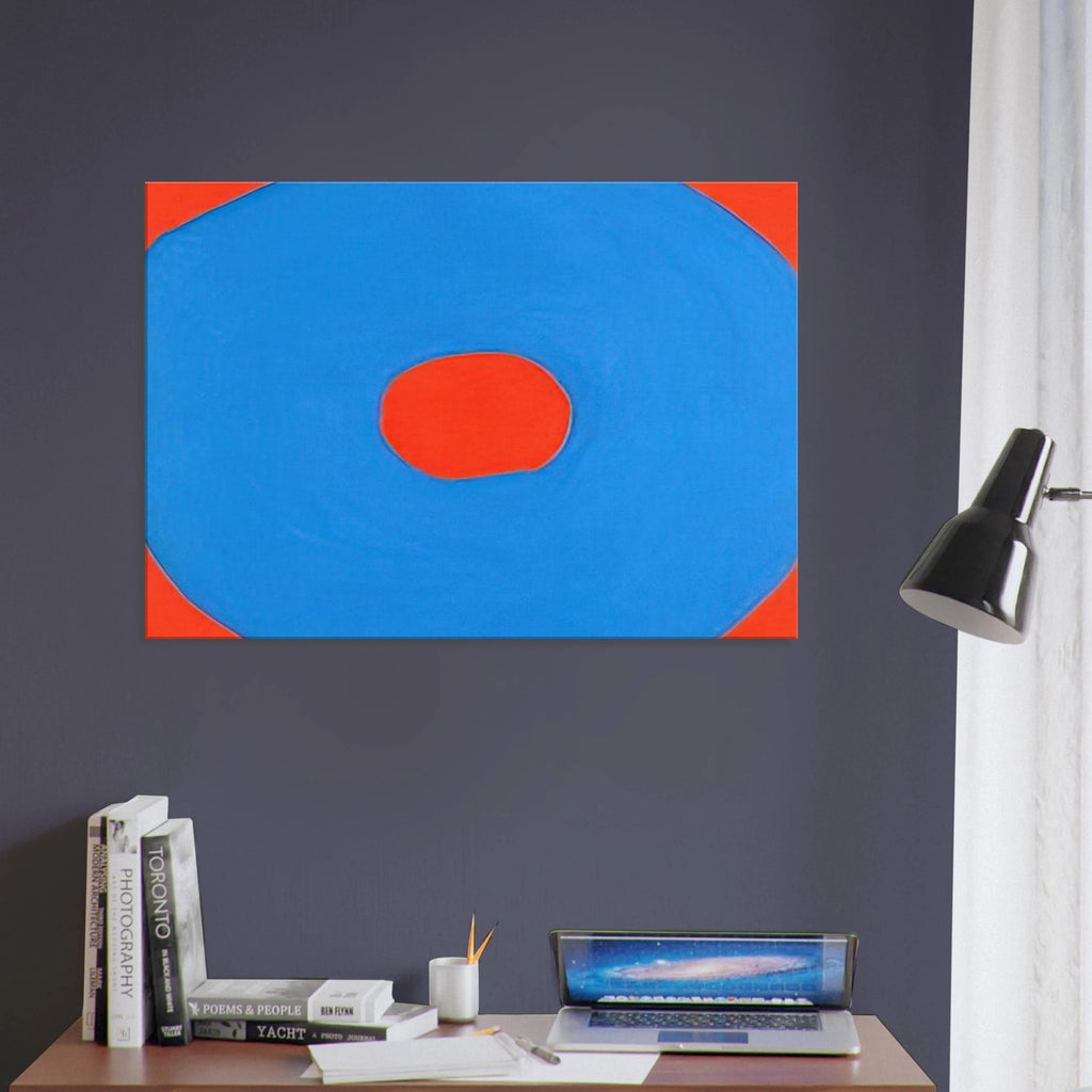 Circle - 1971 - Jiro Yoshihara Canvas - 70x100 cm / 28x40 inches | Jiro Yoshihara Wrapped Canvas | Jiro Yoshihara Wall Art