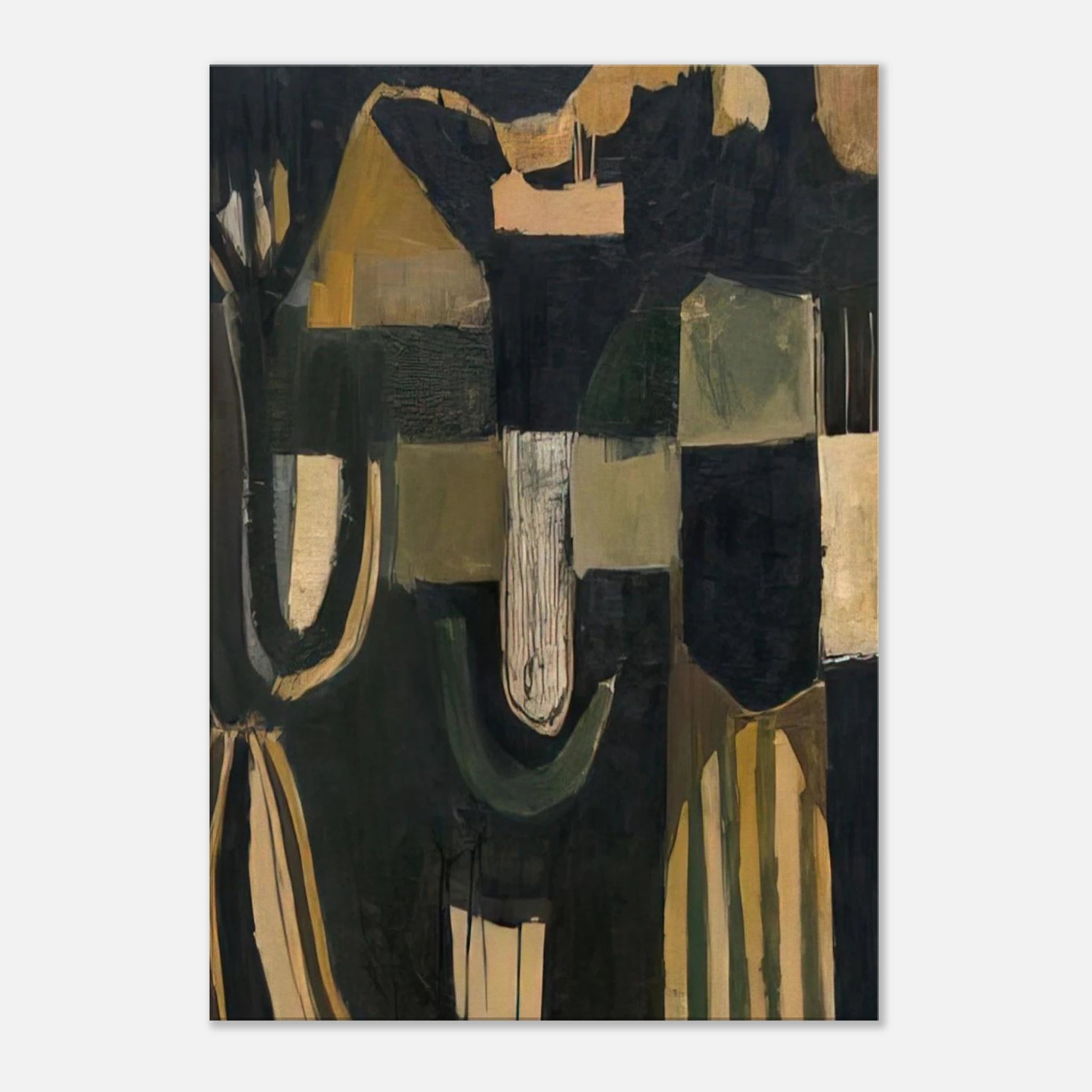 17 February 1948 - 1948 - Frank Lobdell Canvas - 70x100 cm / 28x40 inches | Frank Lobdell Wrapped Canvas | Frank Lobdell Wall Art