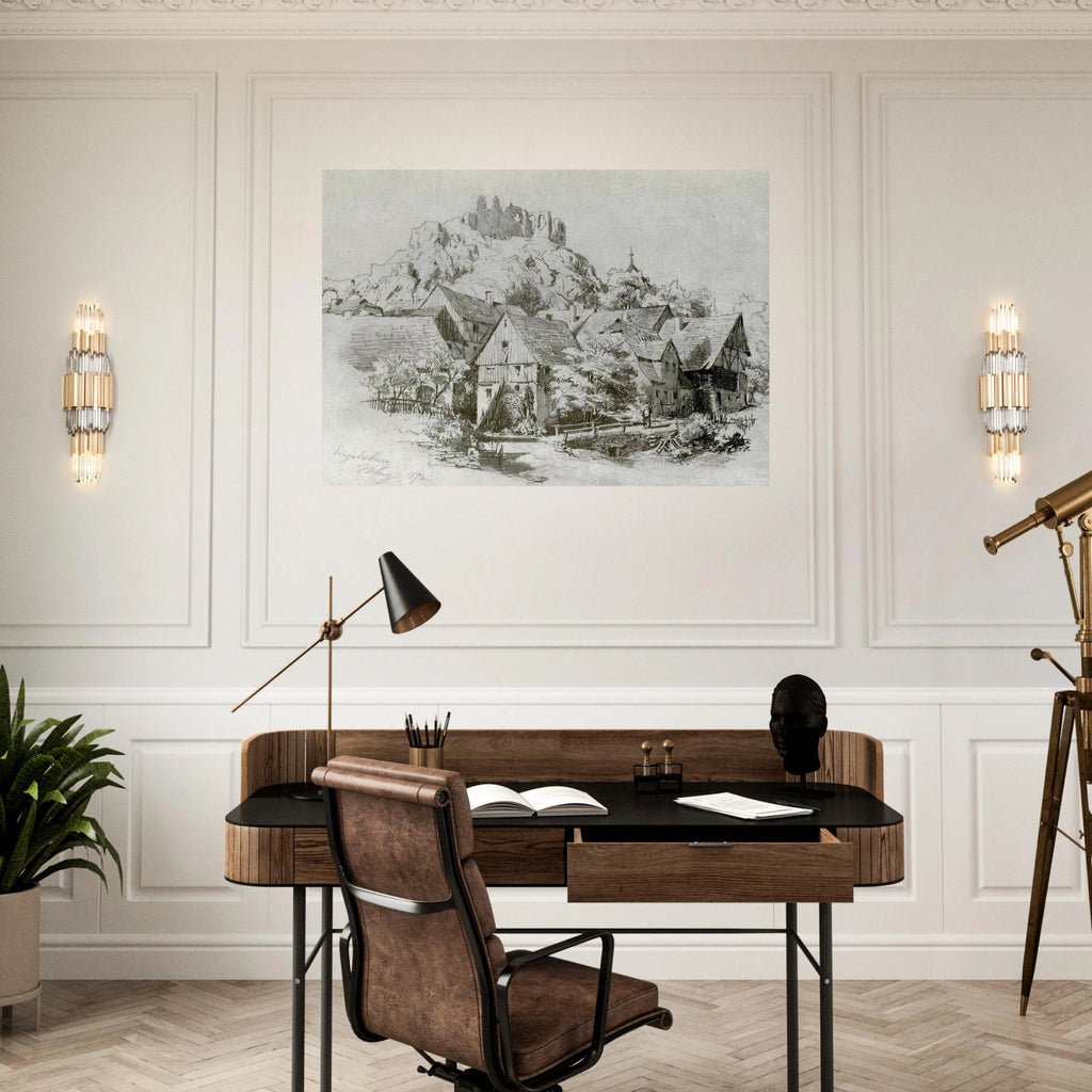 Engelsburg - John Singer Sargent Art Print - A0 (84.1 x 118.9  cm) / 33.1 × 46.8 inches | John Singer Sargent Poster | John Singer Sargent Prints