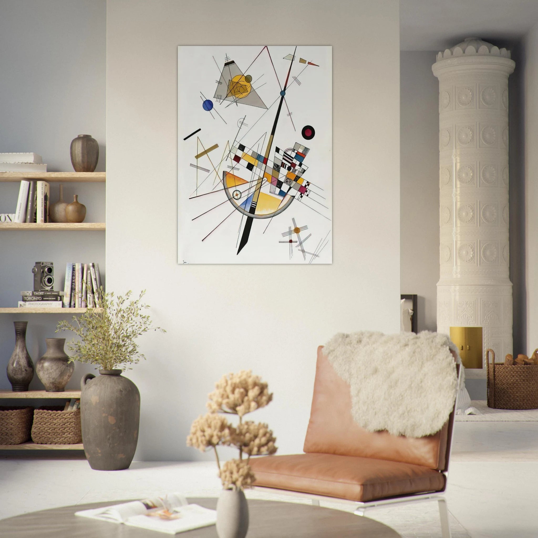 DELICATE TENSION NO 85 1923 - Wassily Kandinsky Art Print - A0 (84.1 x 118.9  cm) / 33.1 × 46.8 inches | Wassily Kandinsky Poster | Wassily Kandinsky Prints