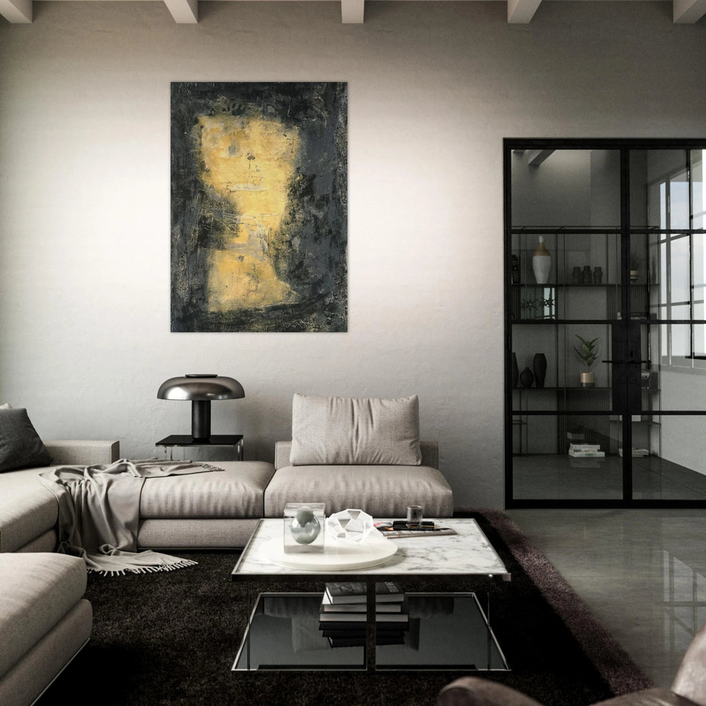 Bolo - Tachisme - Emil Schumacher Art Print - A0 (84.1 x 118.9  cm) / 33.1 × 46.8 inches | Emil Schumacher Poster | Emil Schumacher Prints