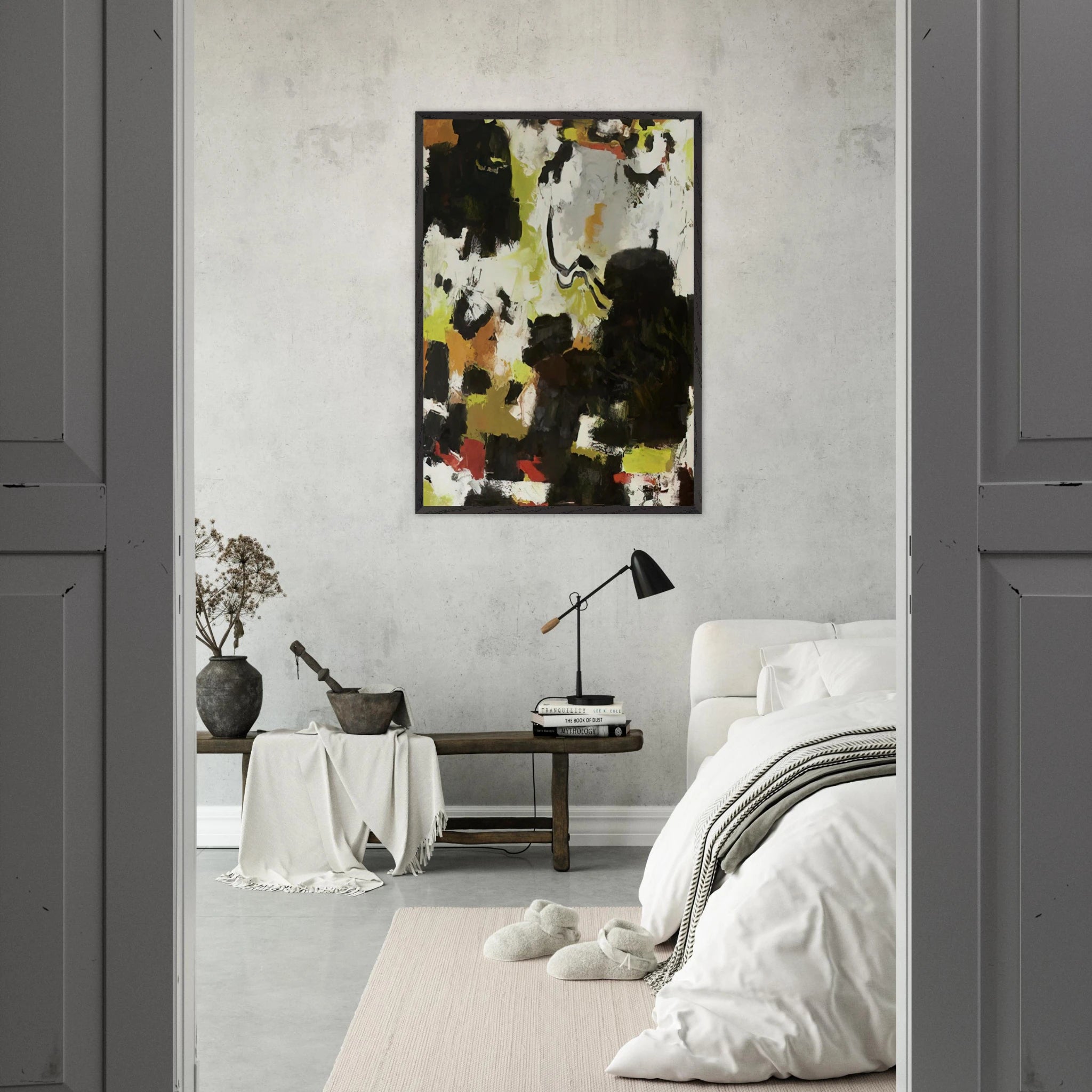 1 January 1949 - 1949 - Frank Lobdell Framed Art Print - 70x100 cm / 28x40 inches | Frank Lobdell Framed Poster | Frank Lobdell Framed prints