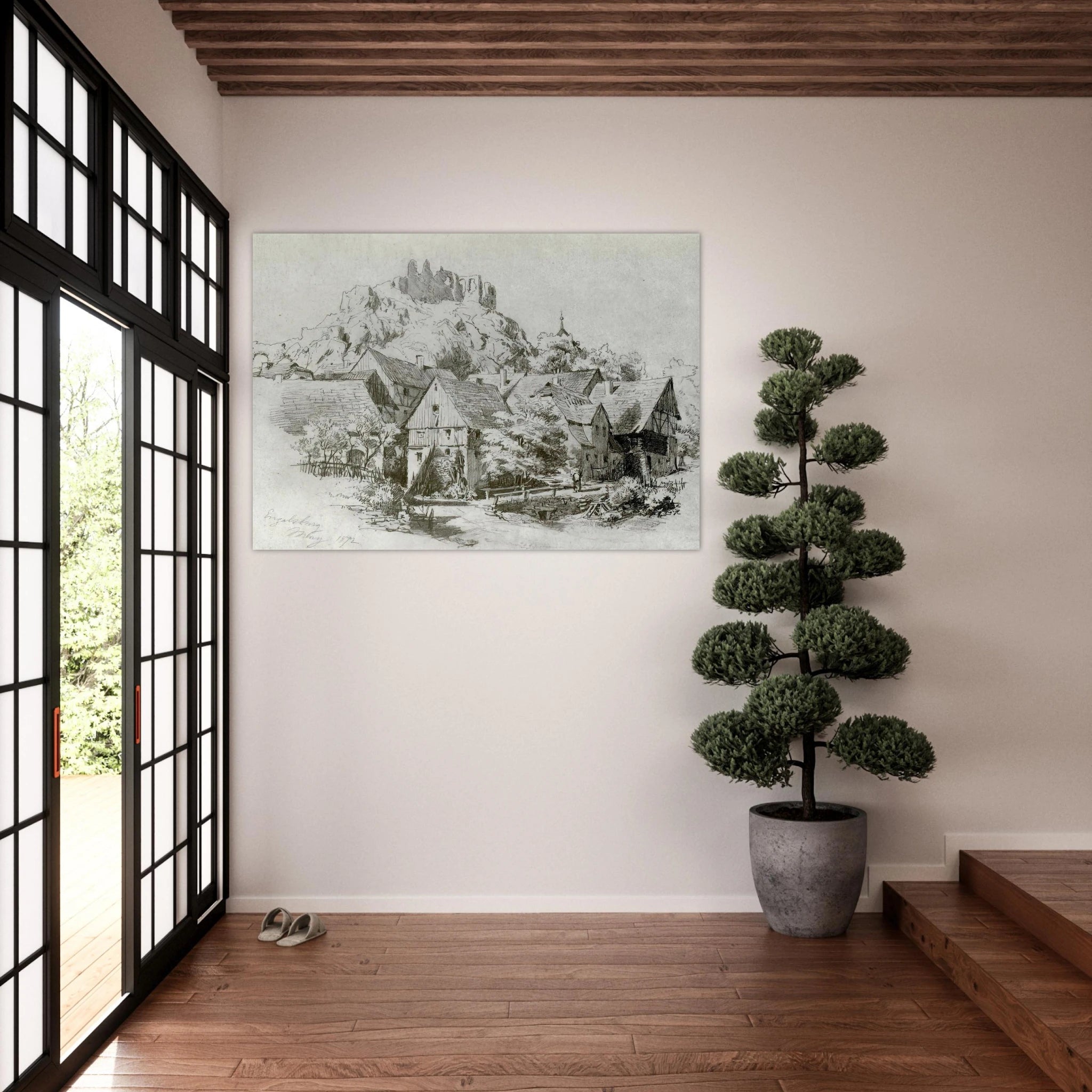 Engelsburg - John Singer Sargent Art Print - A0 (84.1 x 118.9  cm) / 33.1 × 46.8 inches | John Singer Sargent Poster | John Singer Sargent Prints