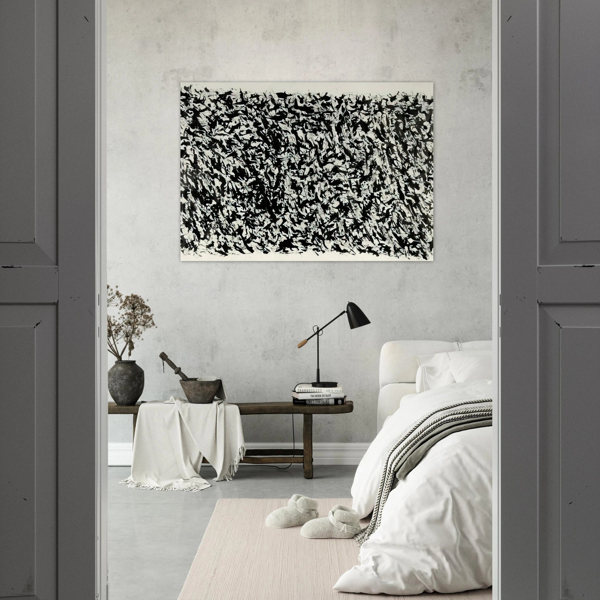 Composition - Tachisme - Henri Michaux Art Print - A0 (84.1 x 118.9  cm) / 33.1 × 46.8 inches | Henri Michaux Poster | Henri Michaux Prints