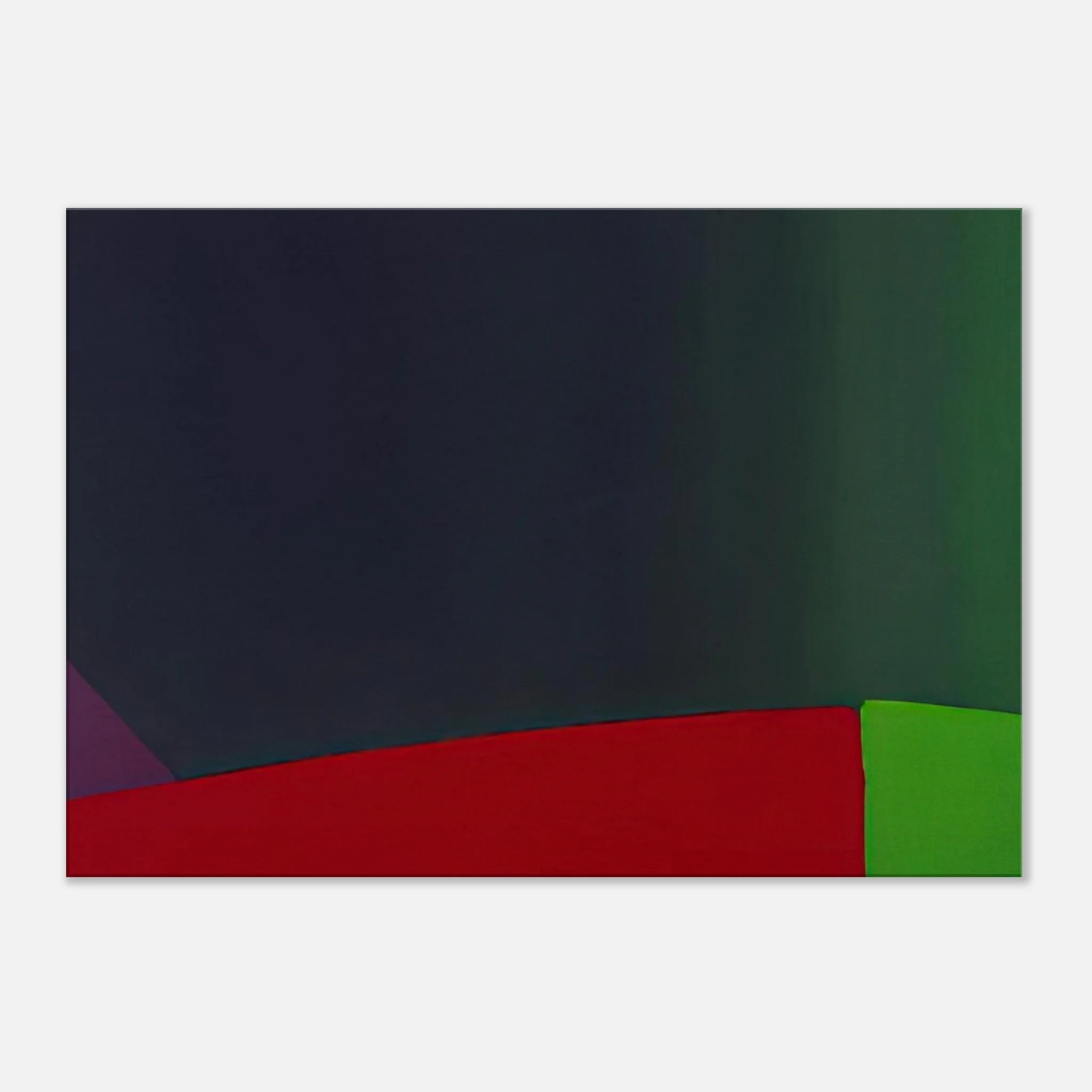 6.3.66 - 1966 - John Hoyland Canvas - 70x100 cm / 28x40 inches | John Hoyland Wrapped Canvas | John Hoyland Wall Art