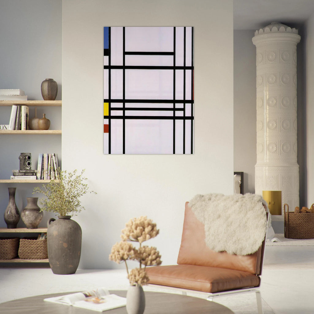 Composition No.10 - Piet Mondrian Art Print - A0 (84.1 x 118.9  cm) / 33.1 × 46.8 inches | Piet Mondrian Poster | Piet Mondrian Prints