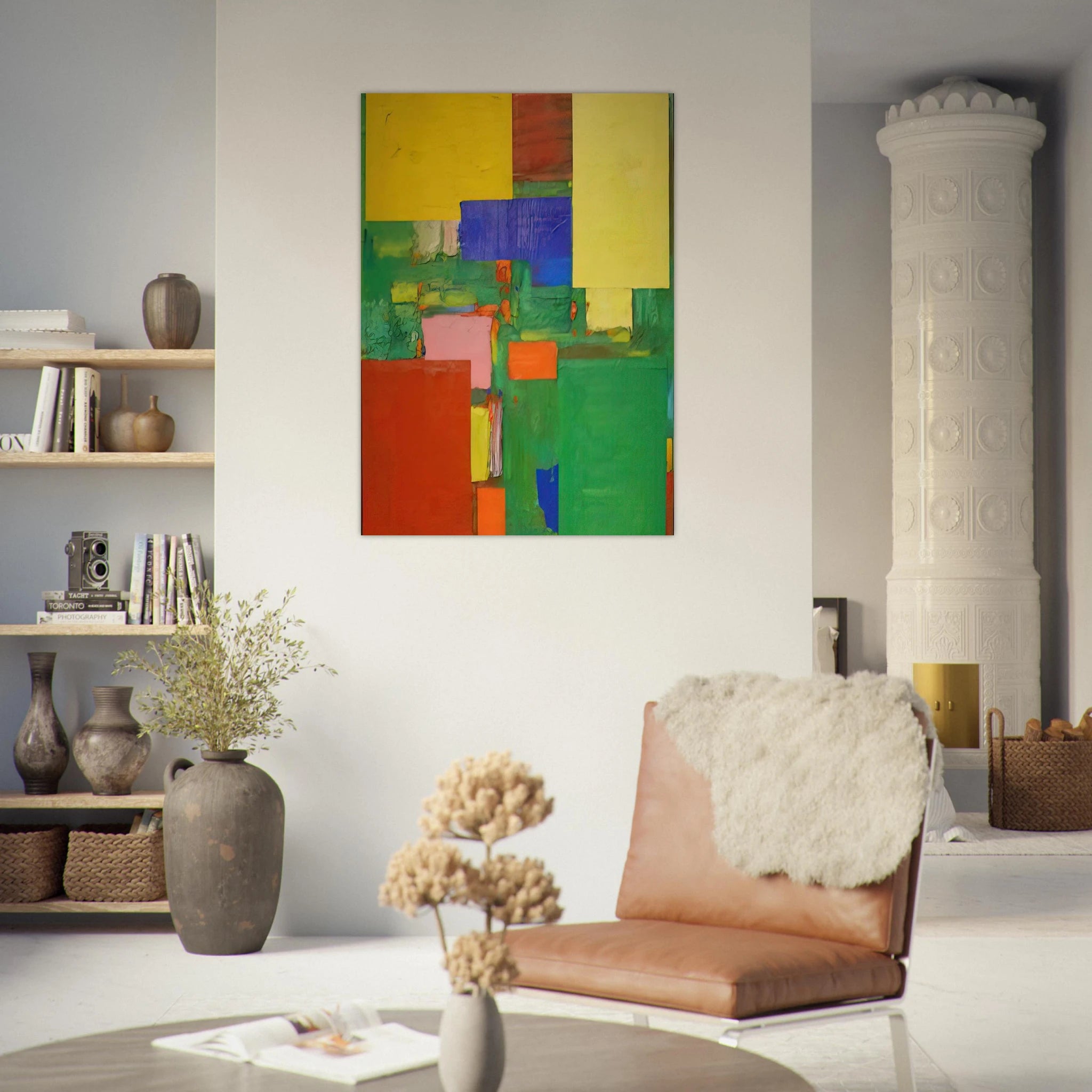 Equipoise - Hans Hofmann Art Print - A0 (84.1 x 118.9  cm) / 33.1 × 46.8 inches | Hans Hofmann Poster | Hans Hofmann Prints