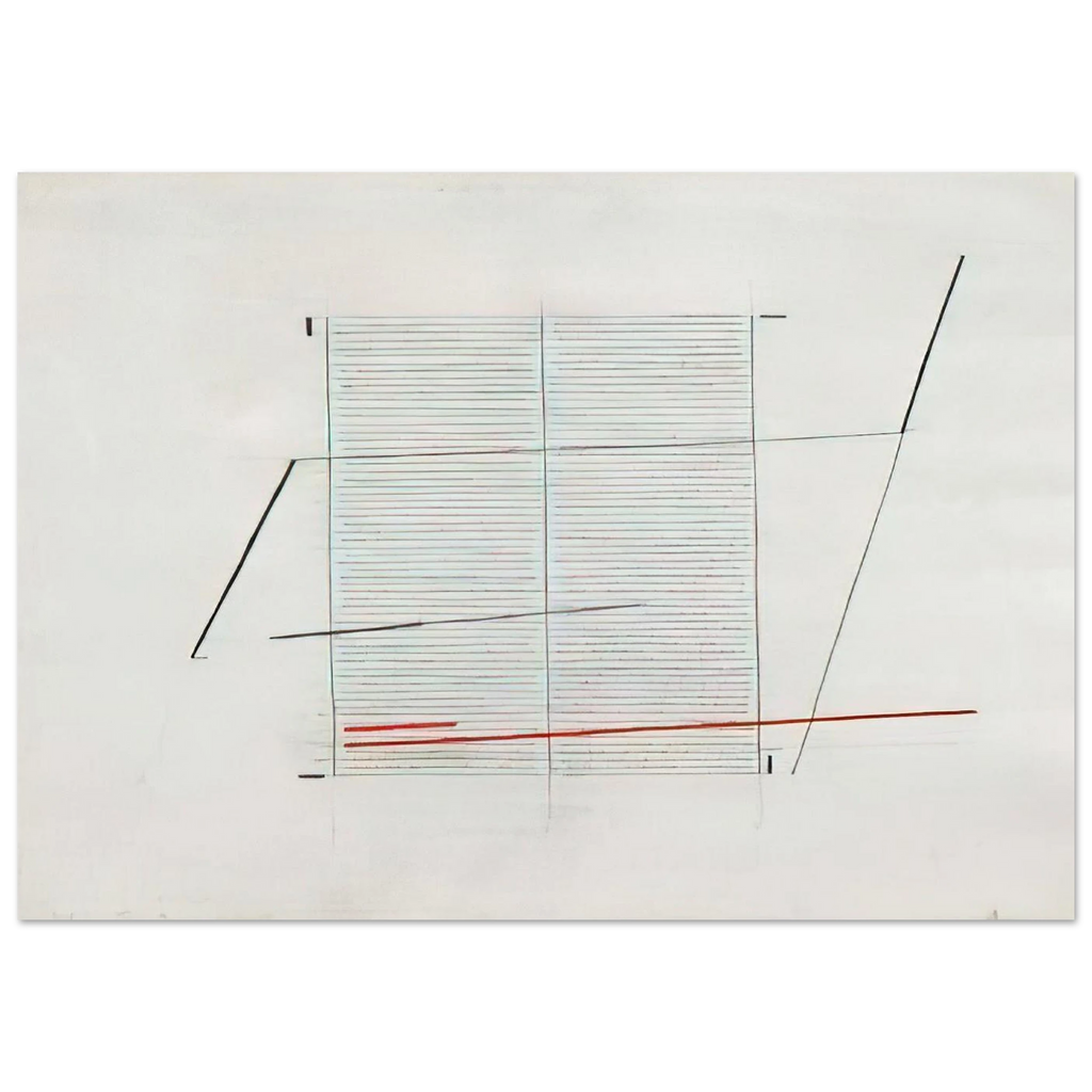 Acrilico K - 1979 - Bice Lazzari Art Print - A0 (84.1 x 118.9  cm) / 33.1 × 46.8 inches | Bice Lazzari Poster | Bice Lazzari Prints