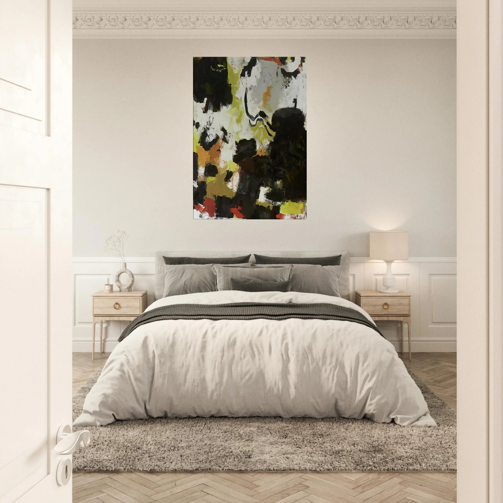 1 January 1949 - 1949 - Frank Lobdell Canvas - 70x100 cm / 28x40 inches | Frank Lobdell Wrapped Canvas | Frank Lobdell Wall Art