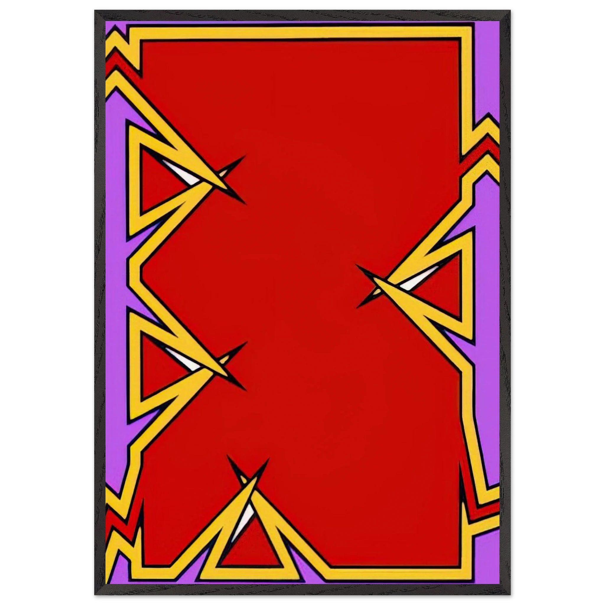 Boston Tea Party - 1975 - Nicholas Krushenick Framed Art Print - 70x100 cm / 28x40 inches | Nicholas Krushenick Framed Poster | Nicholas Krushenick Framed prints