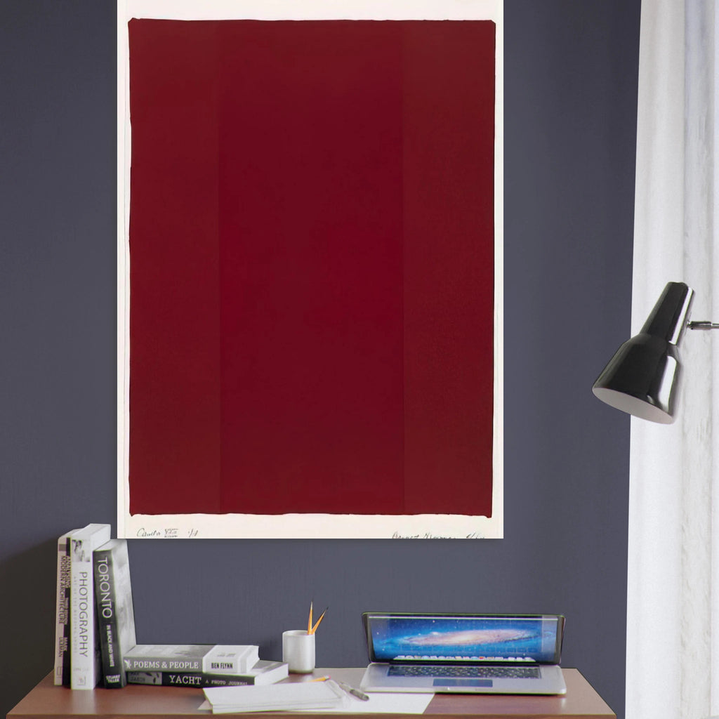 Canto XVII - Barnett Newman Art Print - A0 (84.1 x 118.9  cm) / 33.1 × 46.8 inches | Barnett Newman Poster | Barnett Newman Prints