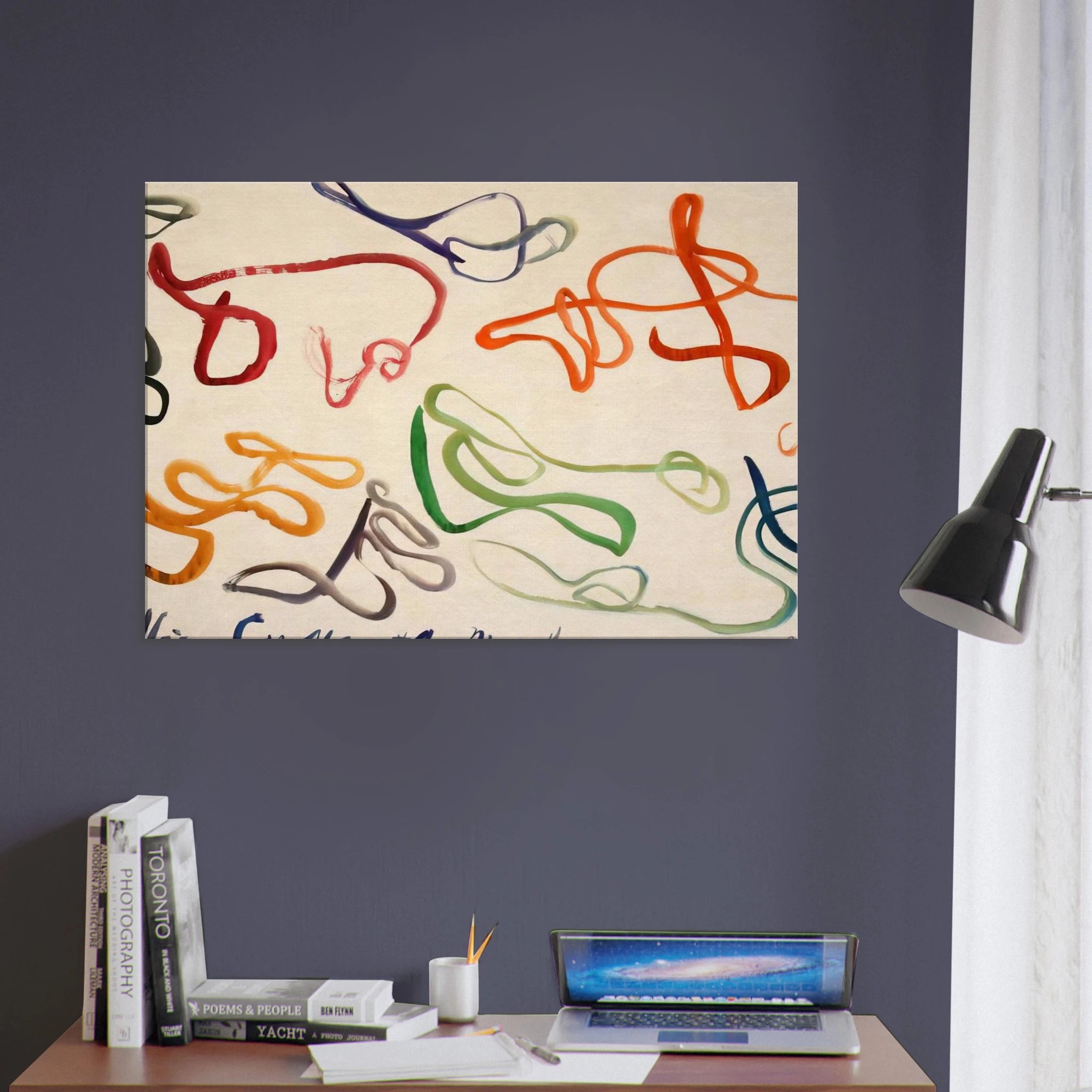 # 9 - 1963 - William Saroyan Canvas - 70x100 cm / 28x40 inches | William Saroyan Wrapped Canvas | William Saroyan Wall Art