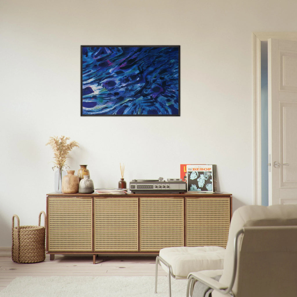 Eaux vives - 1979 - Alfred Manessier Framed Art Print - 70x100 cm / 28x40 inches | Alfred Manessier Framed Poster | Alfred Manessier Framed prints