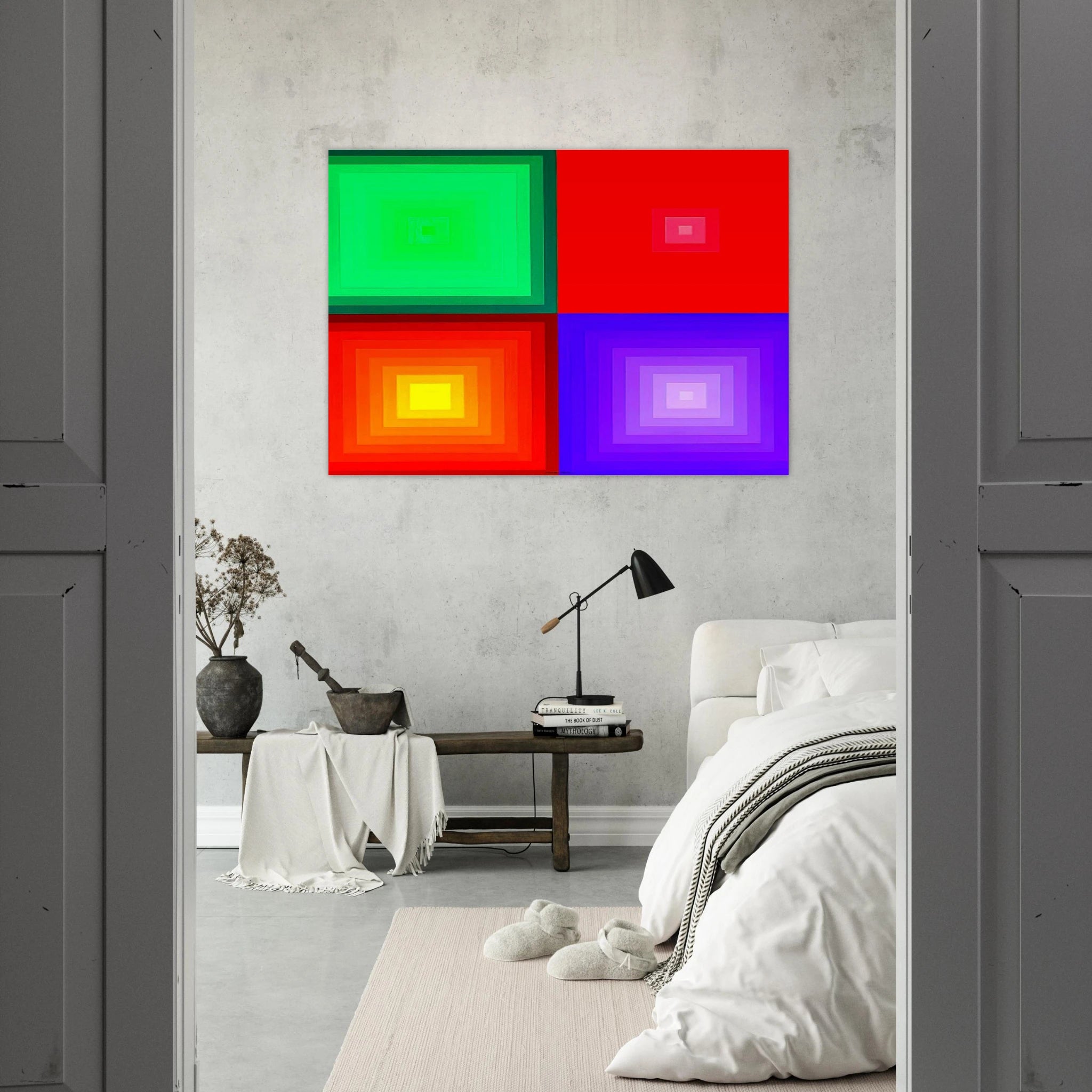 DVA-DVA - 1986 - Victor Vasarely Art Print - A0 (84.1 x 118.9  cm) / 33.1 × 46.8 inches | Victor Vasarely Poster | Victor Vasarely Prints