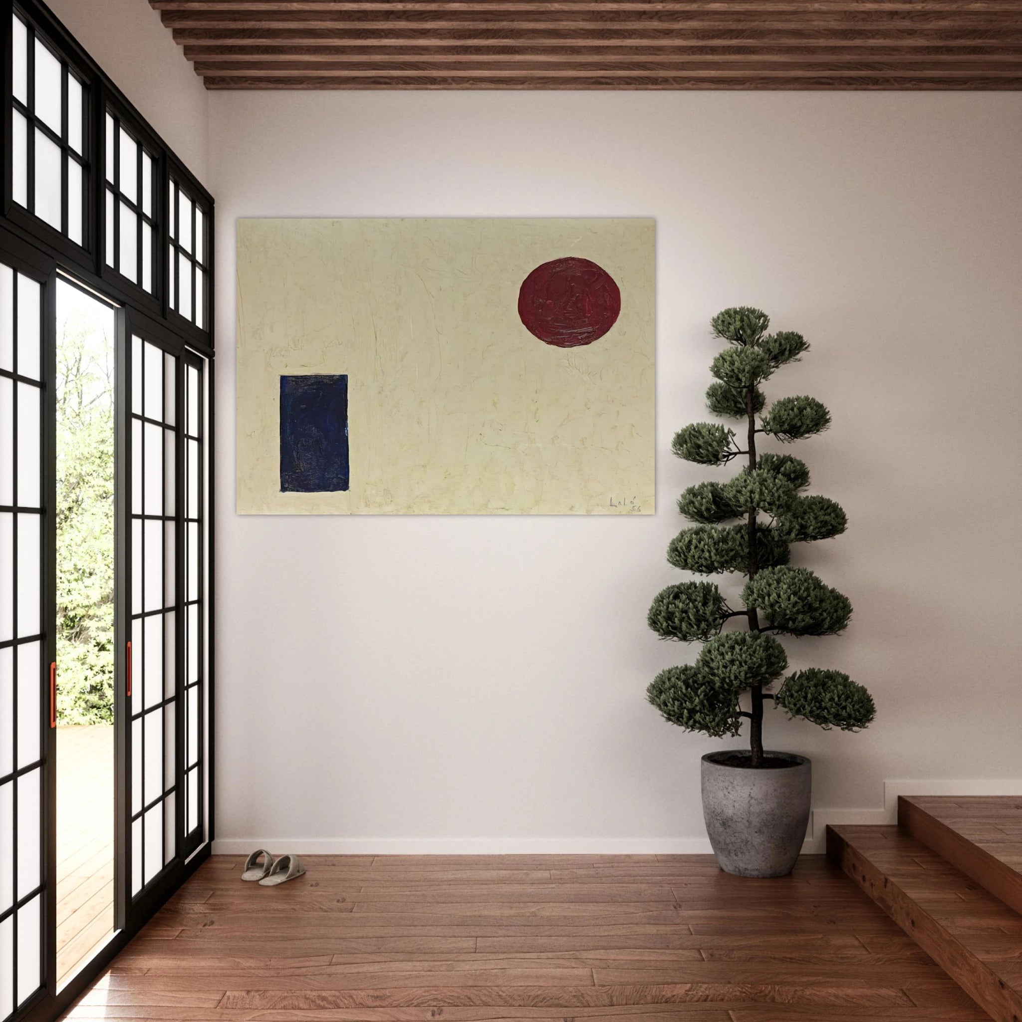 Edmondson #1 - 1956 1 - Lolo Soldevilla Art Print - A0 (84.1 x 118.9  cm) / 33.1 × 46.8 inches | Lolo Soldevilla Poster | Lolo Soldevilla Prints