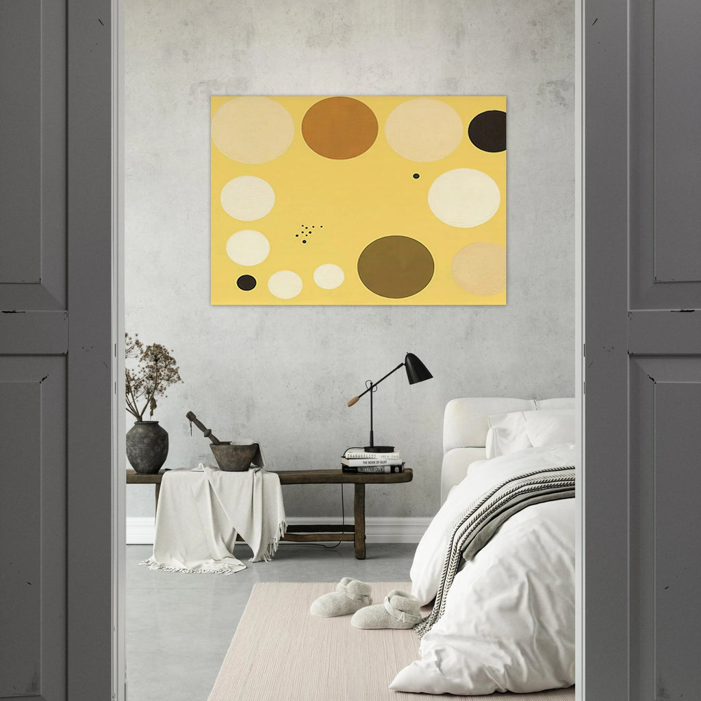 Carta celeste en amarillo n° 1 - 1953 1 - Lolo Soldevilla Art Print - A0 (84.1 x 118.9  cm) / 33.1 × 46.8 inches | Lolo Soldevilla Poster | Lolo Soldevilla Prints