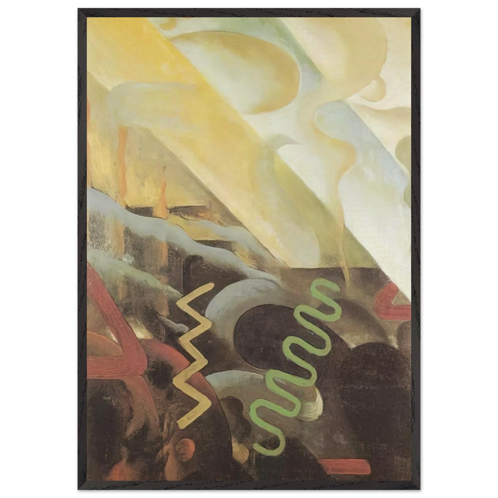 Astrazione - 1921 - Julius Evola Framed Art Print - 70x100 cm / 28x40 inches | Julius Evola Framed Poster | Julius Evola Framed prints