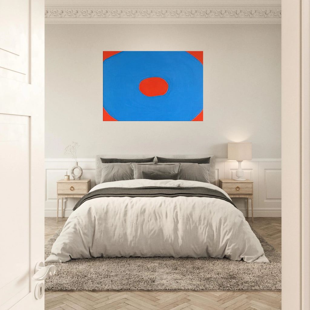 Circle - 1971 - Jiro Yoshihara Canvas - 70x100 cm / 28x40 inches | Jiro Yoshihara Wrapped Canvas | Jiro Yoshihara Wall Art