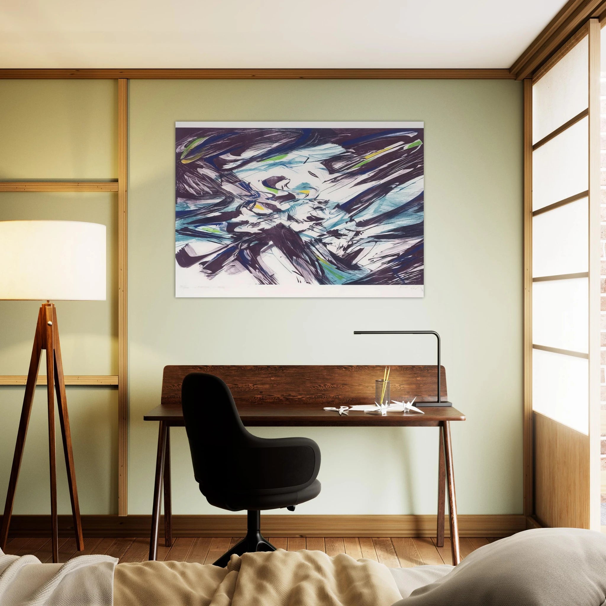 Entym - Karl Otto Gotz Art Print - A0 (84.1 x 118.9  cm) / 33.1 × 46.8 inches | Karl Otto Gotz Poster | Karl Otto Gotz Prints