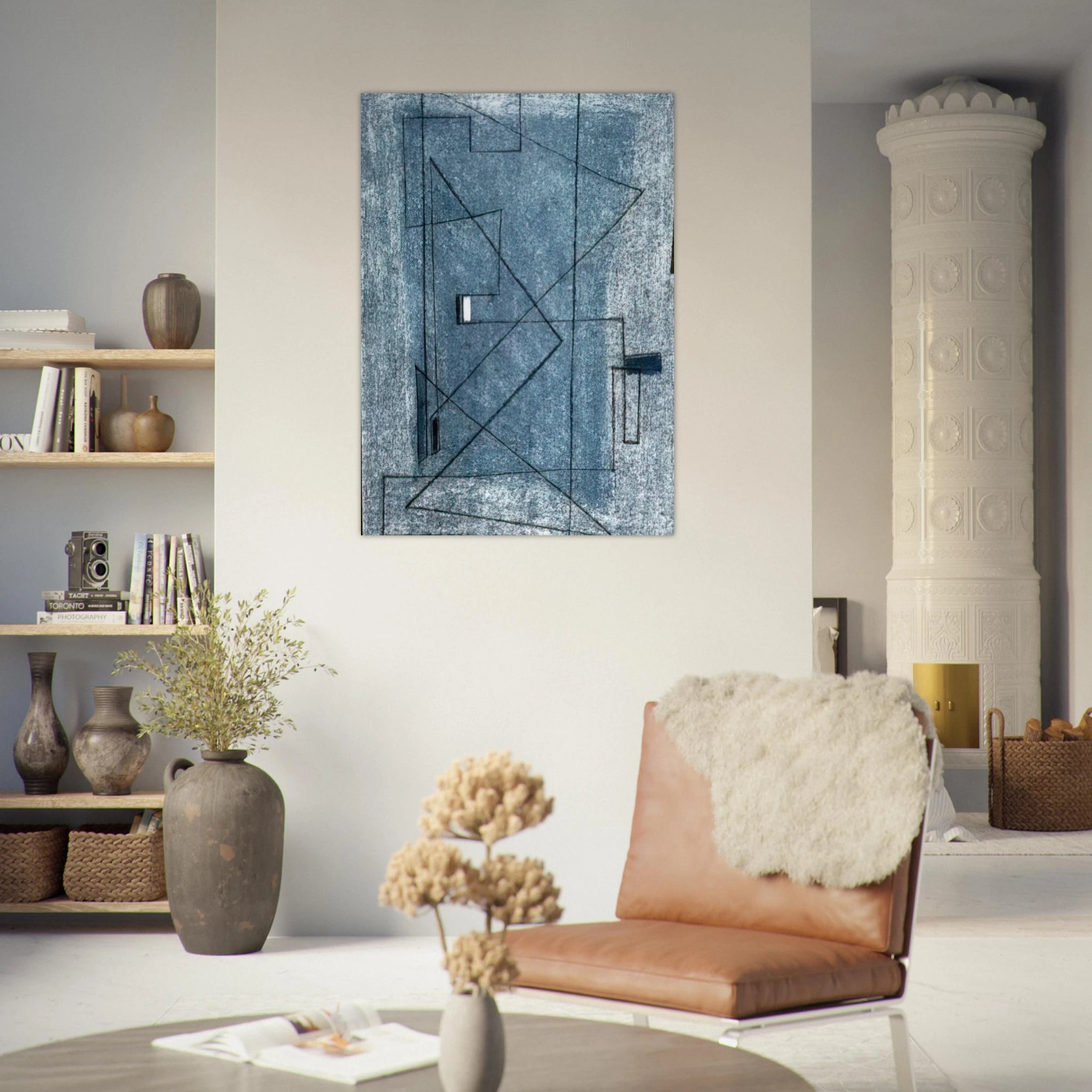 Diario - Art Informel - Bice Lazzari Art Print - A0 (84.1 x 118.9  cm) / 33.1 × 46.8 inches | Bice Lazzari Poster | Bice Lazzari Prints