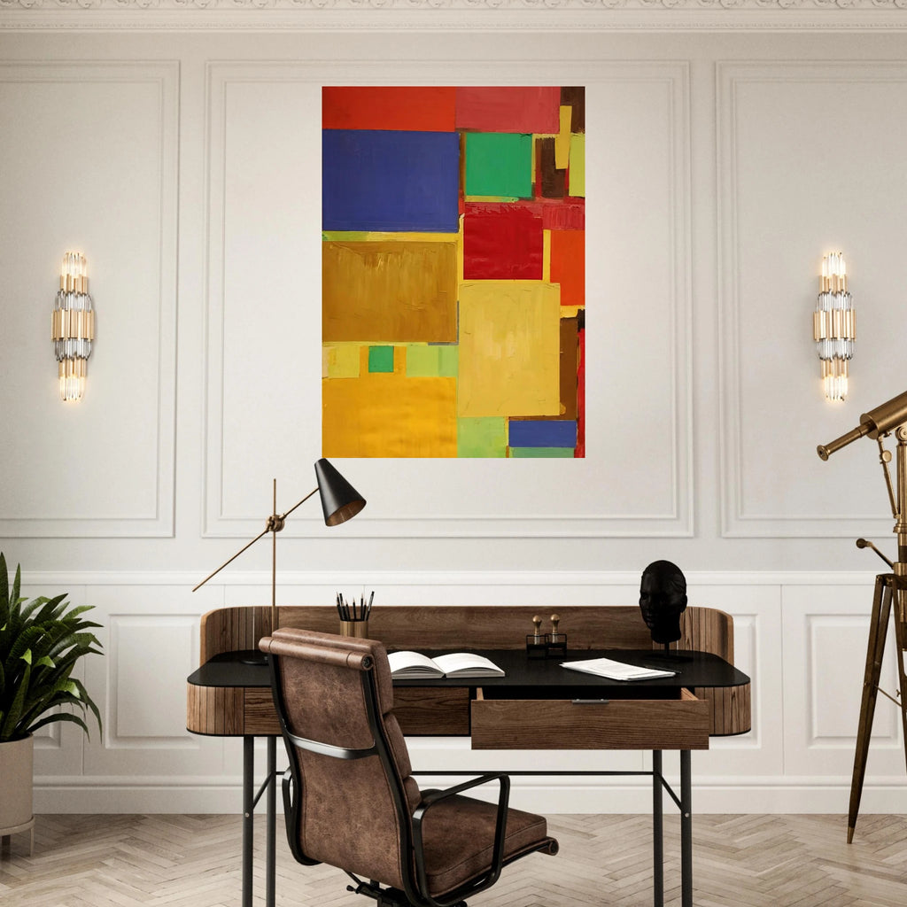 Cathedral - Hans Hofmann Art Print - A0 (84.1 x 118.9  cm) / 33.1 × 46.8 inches | Hans Hofmann Poster | Hans Hofmann Prints