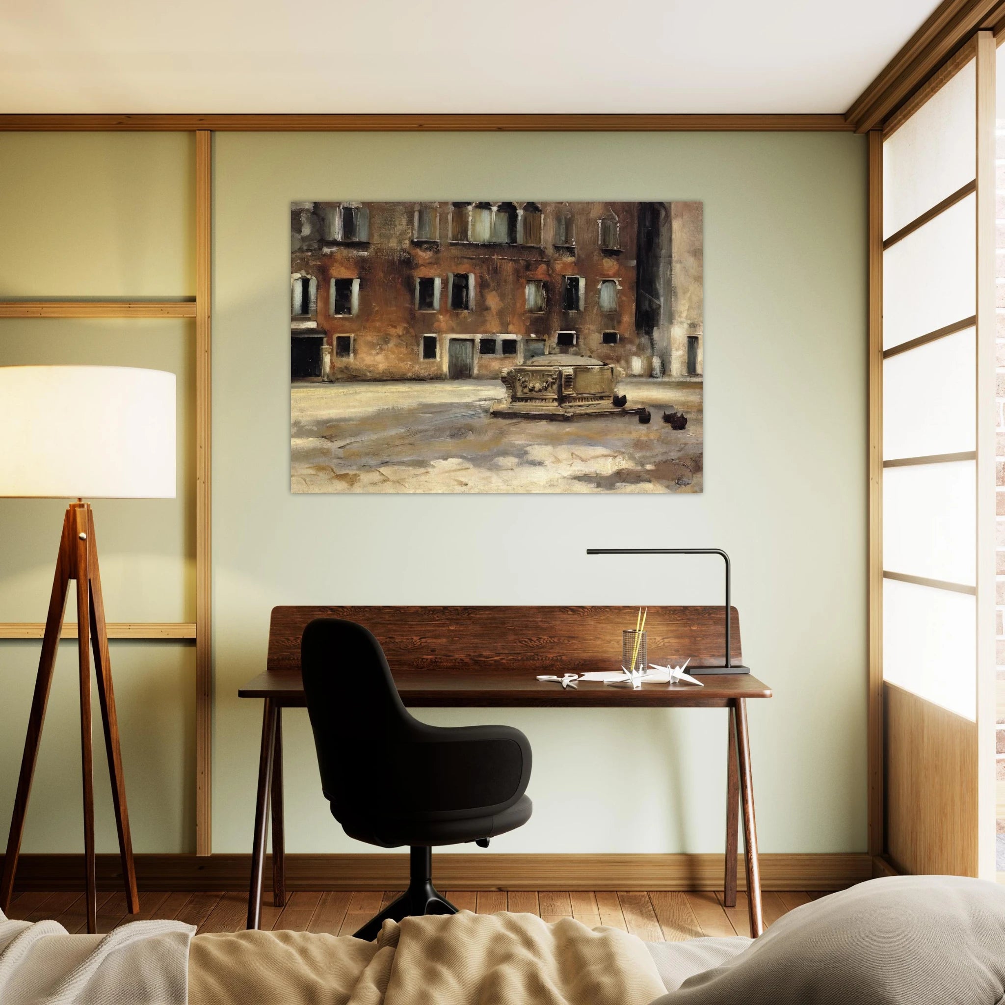 Campo San Agnese, Venise - John Singer Sargent Art Print - A0 (84.1 x 118.9  cm) / 33.1 × 46.8 inches | John Singer Sargent Poster | John Singer Sargent Prints