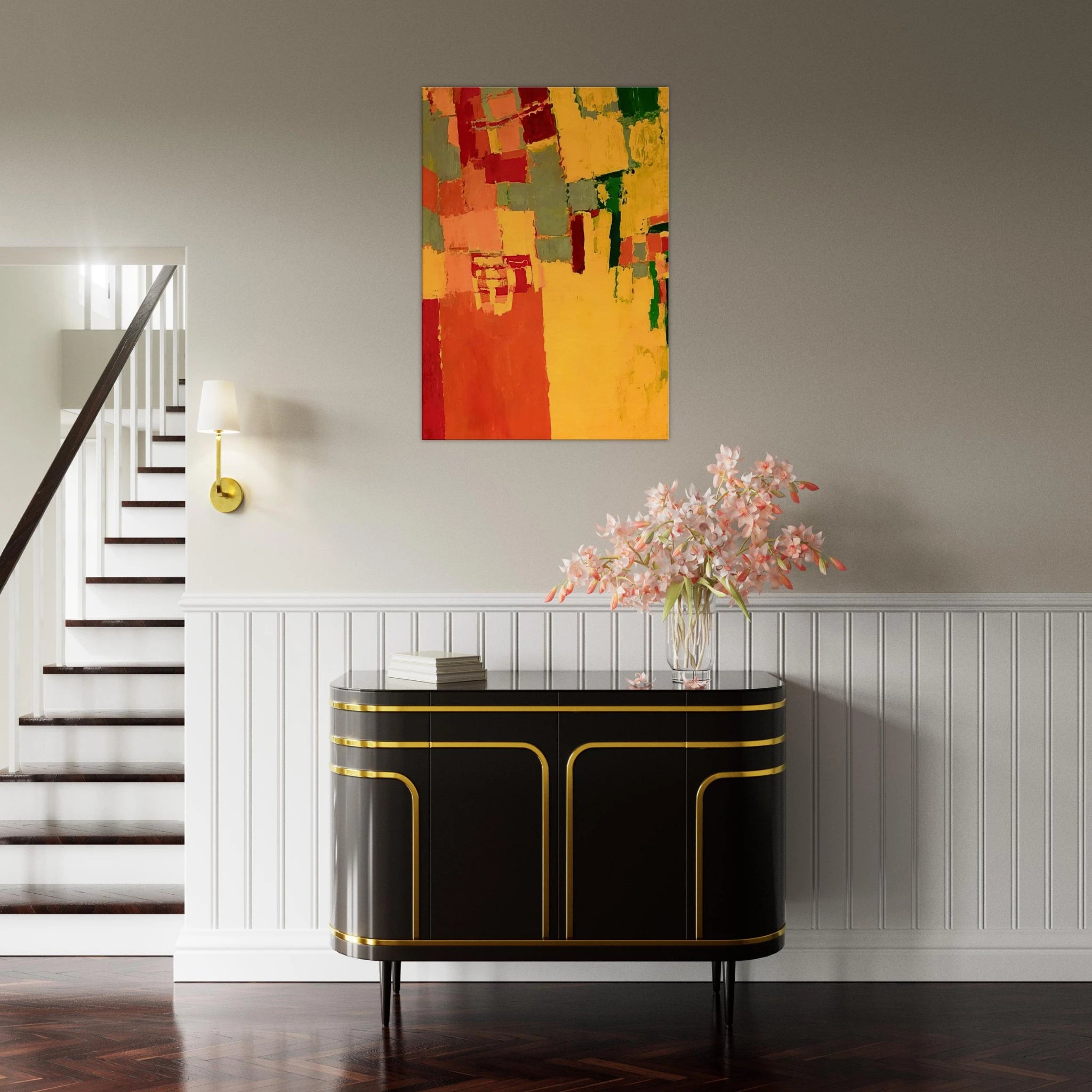 27 October 1949 - 1949 - Frank Lobdell Canvas - 70x100 cm / 28x40 inches | Frank Lobdell Wrapped Canvas | Frank Lobdell Wall Art