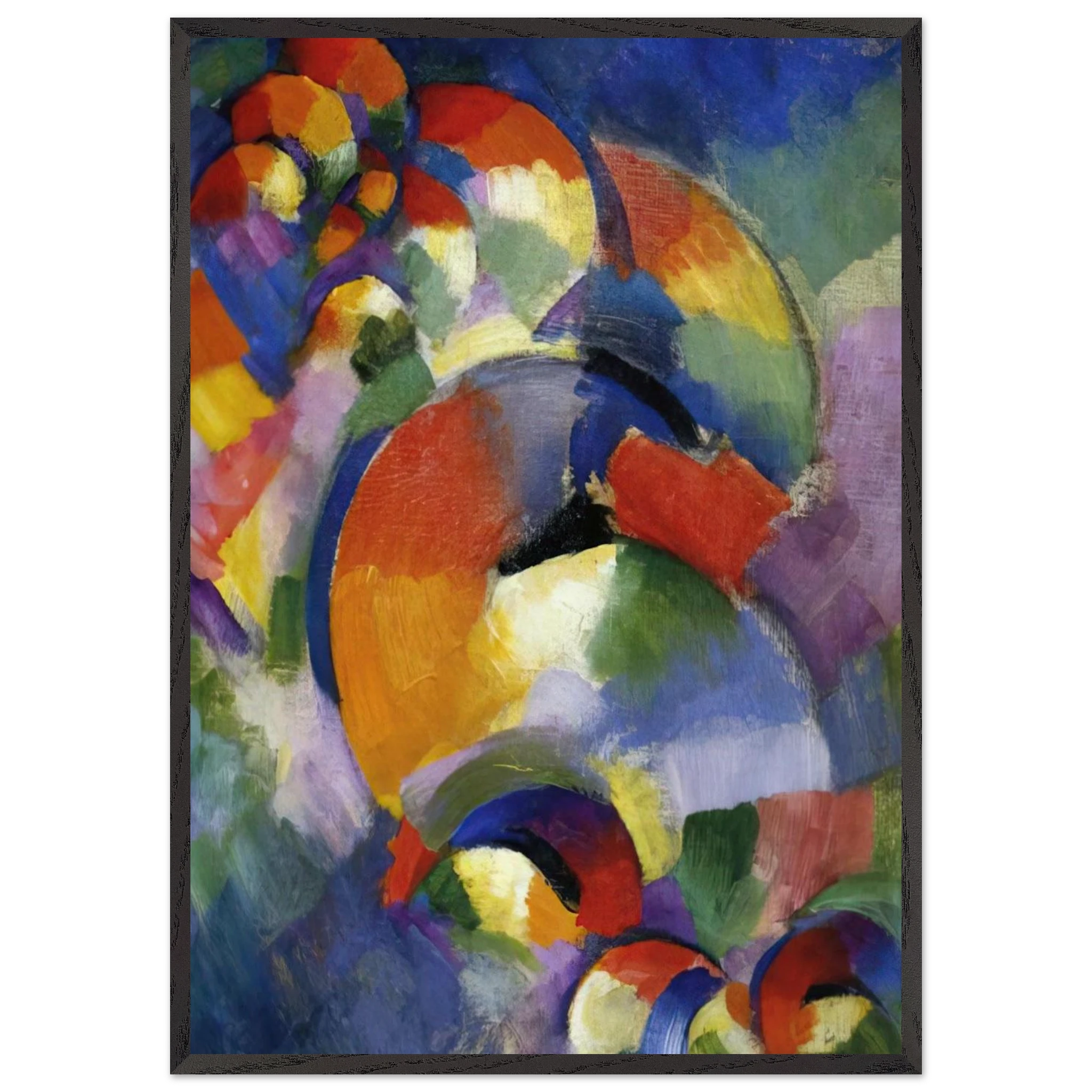 Cosmic Synchromy - 1914 - Morgan Russell Framed Art Print - 70x100 cm / 28x40 inches | Morgan Russell Framed Poster | Morgan Russell Framed prints