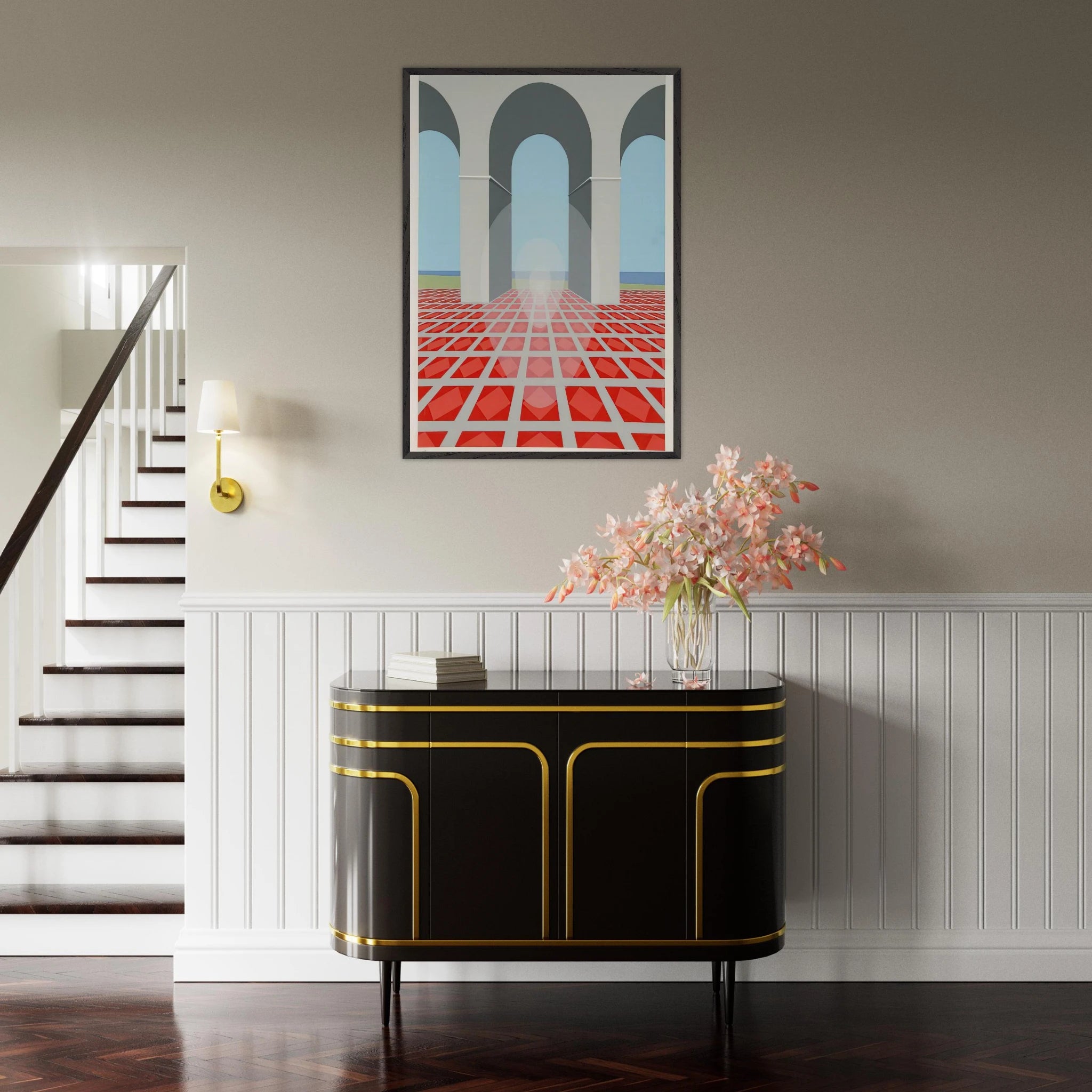 Arches - 1979 - Clarence Holbrook Carter Framed Art Print - 70x100 cm / 28x40 inches | Clarence Holbrook Carter Framed Poster | Clarence Holbrook Carter Framed prints