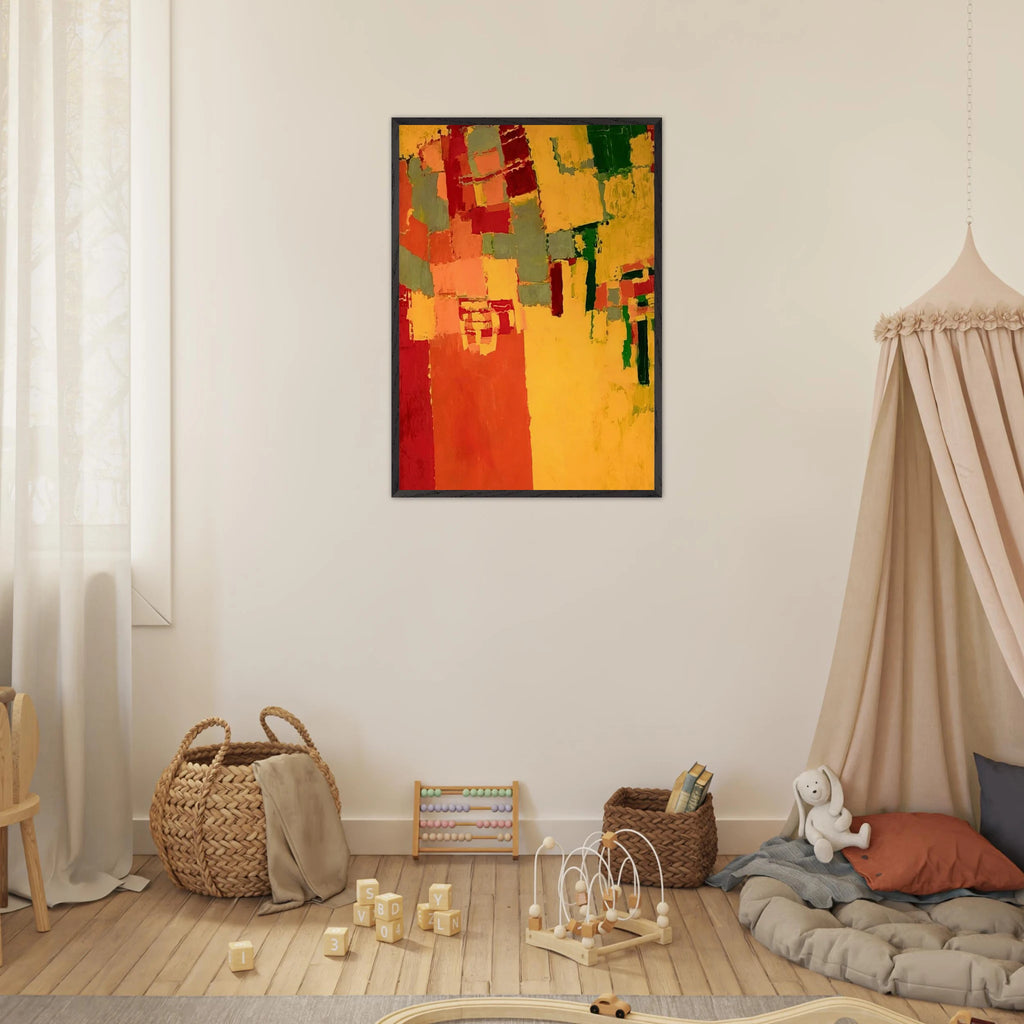 27 October 1949 - 1949 - Frank Lobdell Framed Art Print - 70x100 cm / 28x40 inches | Frank Lobdell Framed Poster | Frank Lobdell Framed prints