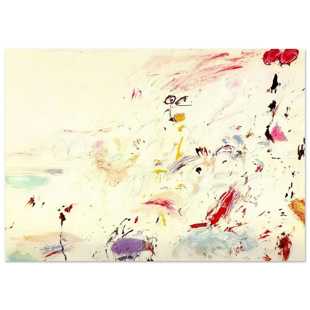 Bay of Naples - Cy Twombly Art Print - A0 (84.1 x 118.9  cm) / 33.1 × 46.8 inches | Cy Twombly Poster | Cy Twombly Prints