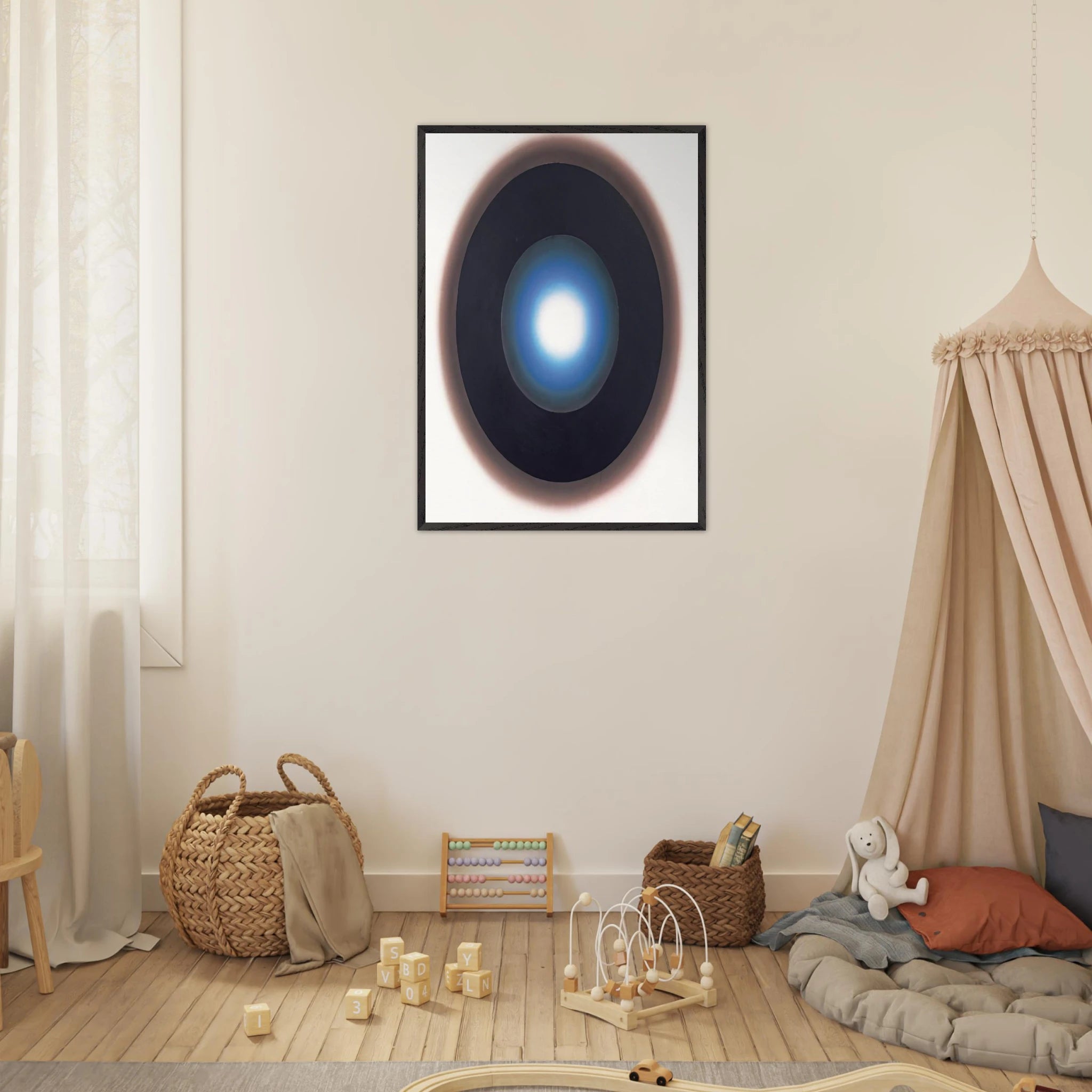 #14 - 1964 - Wojciech Fangor Framed Art Print - 70x100 cm / 28x40 inches | Wojciech Fangor Framed Poster | Wojciech Fangor Framed prints