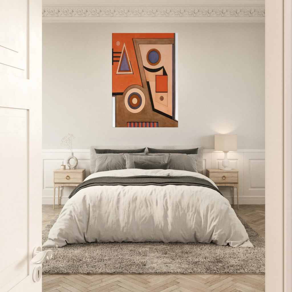 Almagro - Concretism - Carmelo Arden Quin Canvas - 70x100 cm / 28x40 inches | Carmelo Arden Quin Wrapped Canvas | Carmelo Arden Quin Wall Art