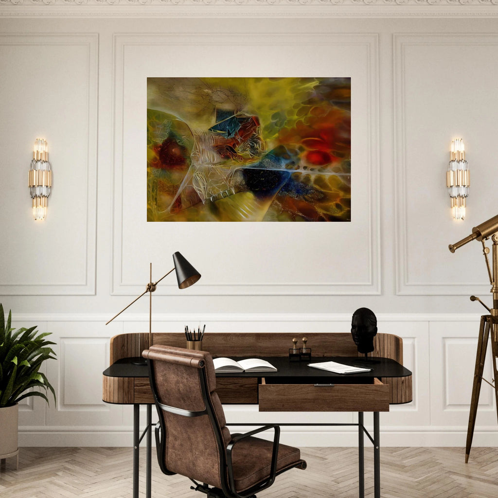 Biological Discovery - 1944 - Jimmy Ernst Art Print - A0 (84.1 x 118.9  cm) / 33.1 × 46.8 inches | Jimmy Ernst Poster | Jimmy Ernst Prints