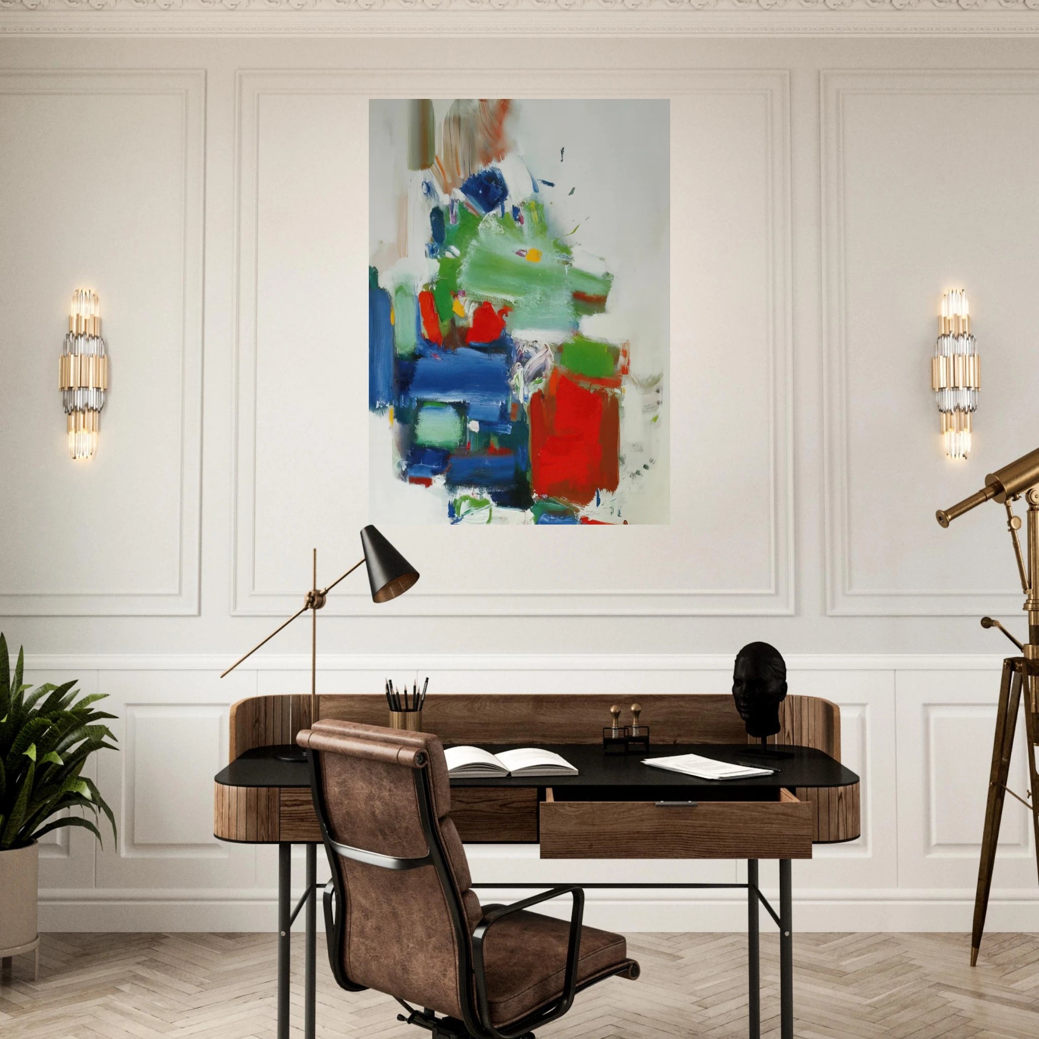 Art Like Love Is Dedication - Hans Hofmann Art Print - A0 (84.1 x 118.9  cm) / 33.1 × 46.8 inches | Hans Hofmann Poster | Hans Hofmann Prints