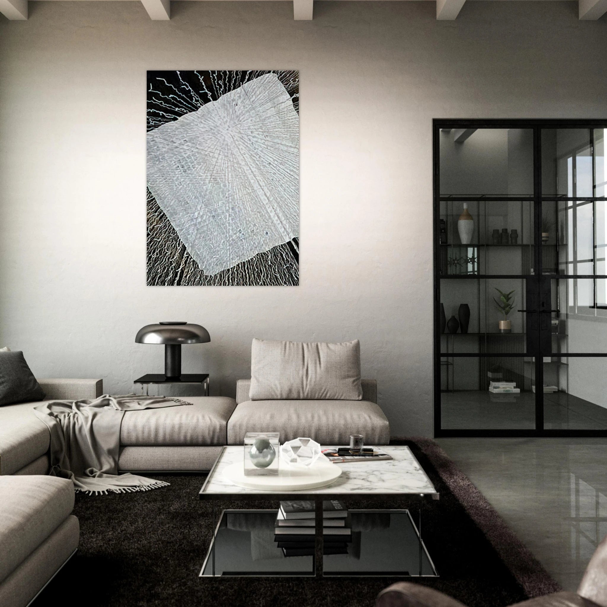 CLOUD SERIES V 1978 - Lenore Tawney Art Print - A0 (84.1 x 118.9  cm) / 33.1 × 46.8 inches | Lenore Tawney Poster | Lenore Tawney Prints