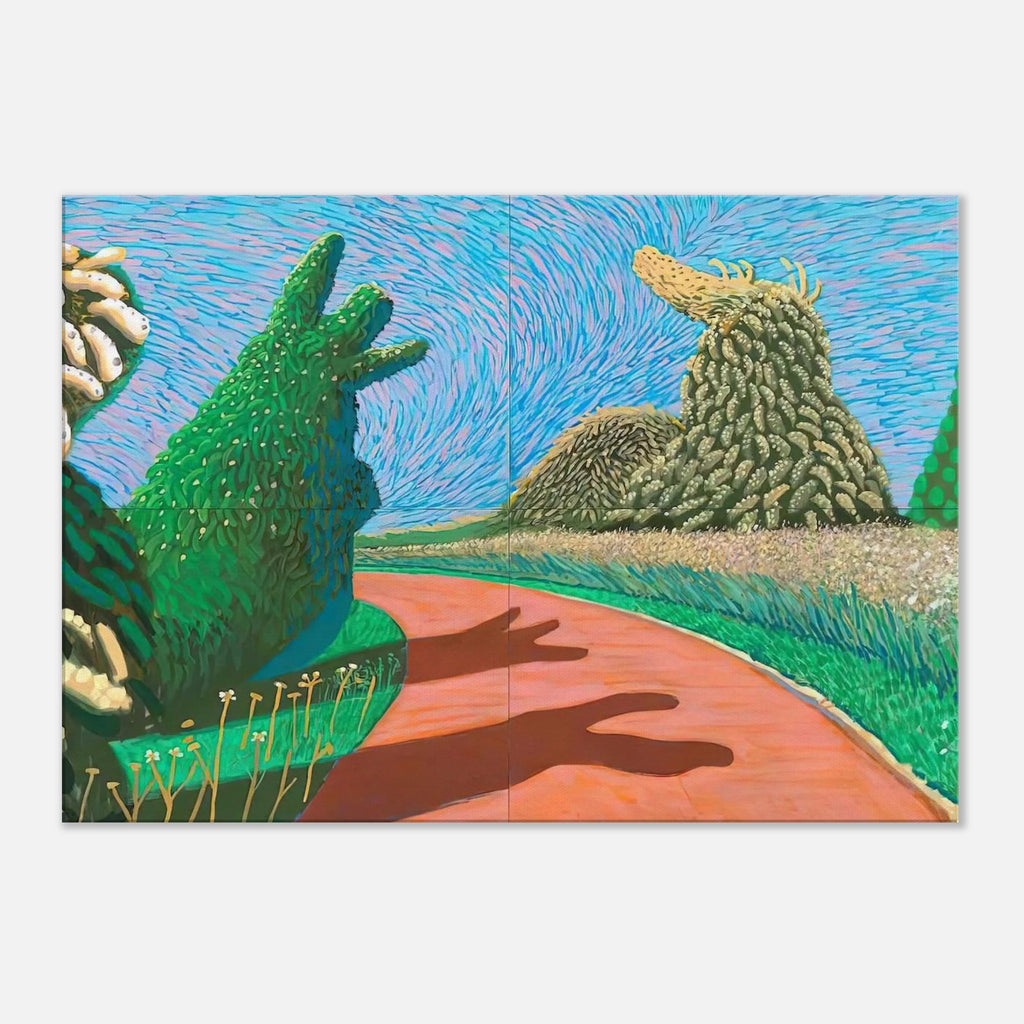 David Hockney - David Hockney Canvas - 70x100 cm / 28x40 inches | David Hockney Wrapped Canvas | David Hockney Wall Art
