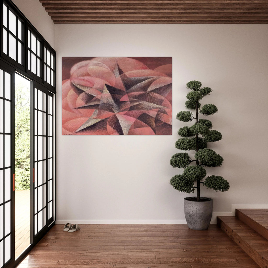 Armonie di forme contrarie - 1935 - Gerardo Dottori Art Print - A0 (84.1 x 118.9  cm) / 33.1 × 46.8 inches | Gerardo Dottori Poster | Gerardo Dottori Prints