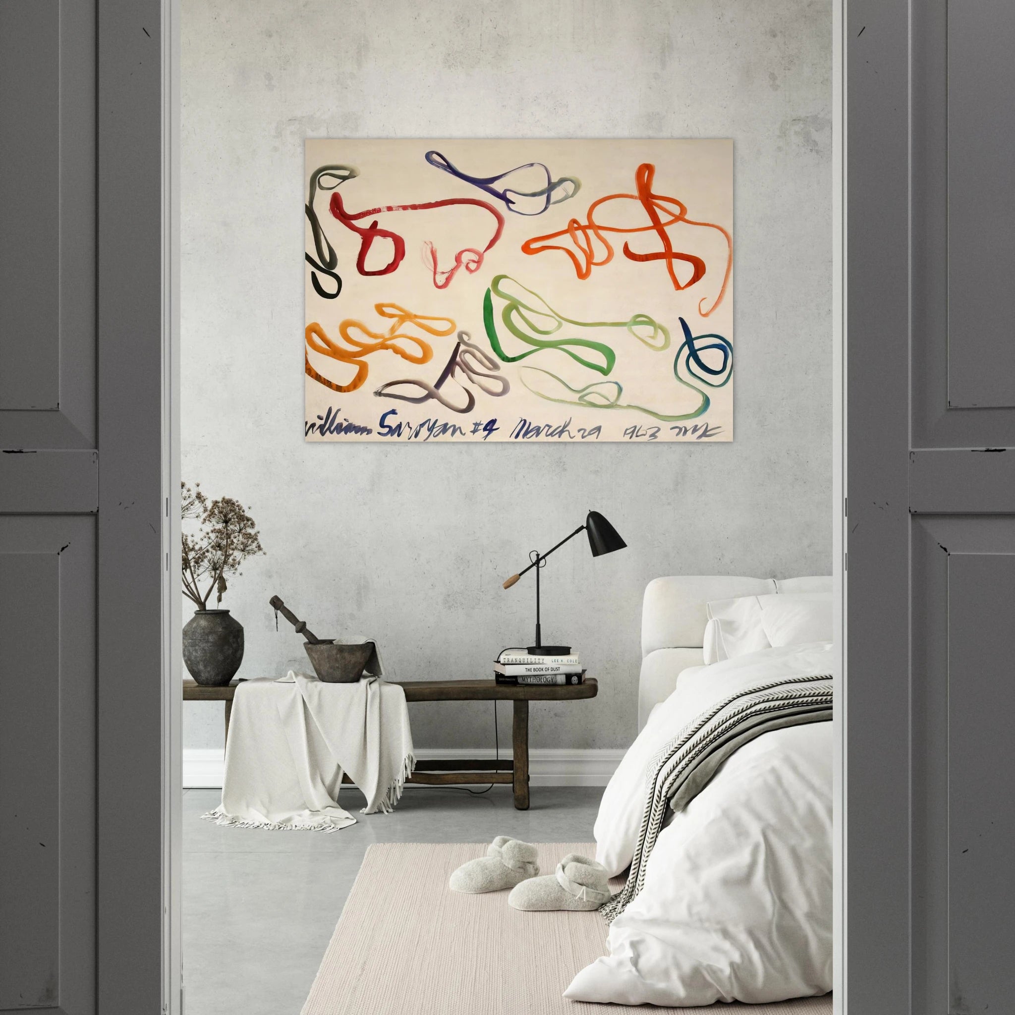 # 9 - 1963 - William Saroyan Art Print - A0 (84.1 x 118.9  cm) / 33.1 × 46.8 inches | William Saroyan Poster | William Saroyan Prints