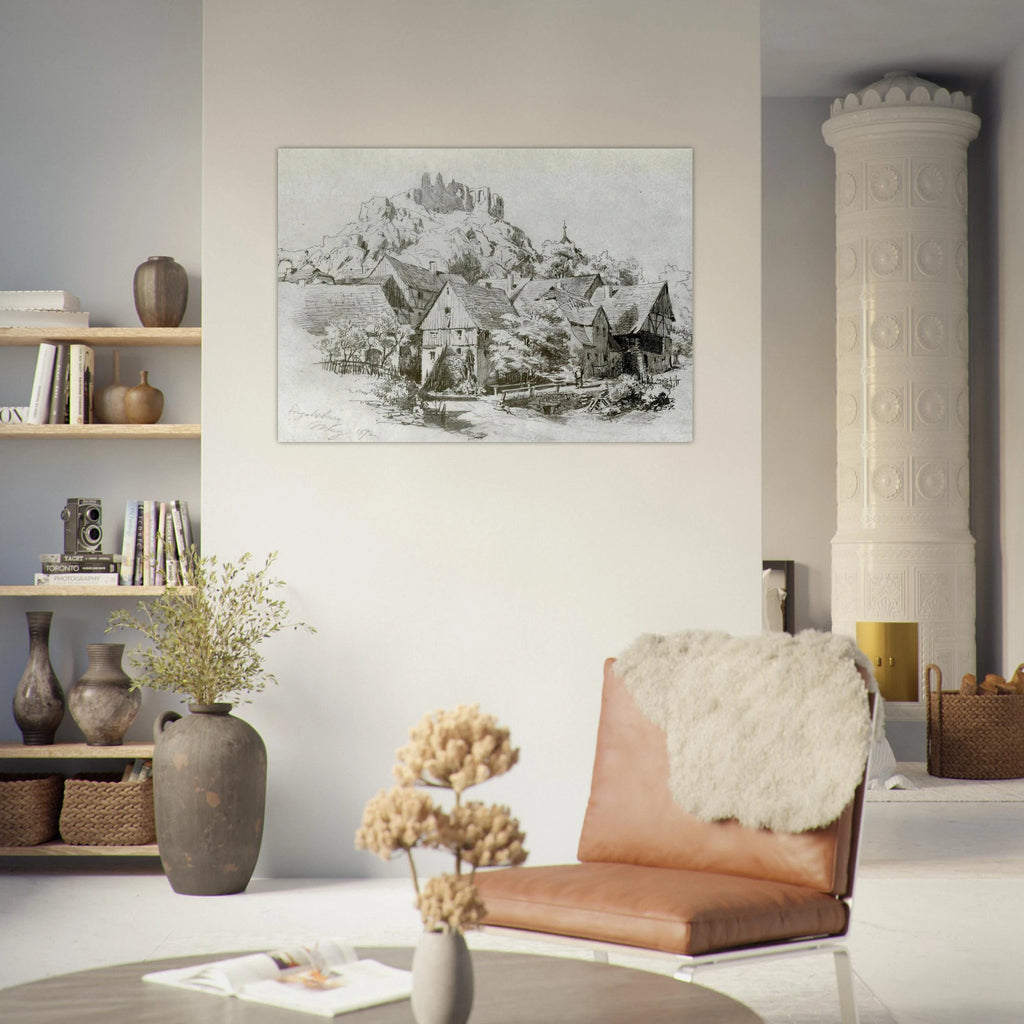 Engelsburg - John Singer Sargent Art Print - A0 (84.1 x 118.9  cm) / 33.1 × 46.8 inches | John Singer Sargent Poster | John Singer Sargent Prints