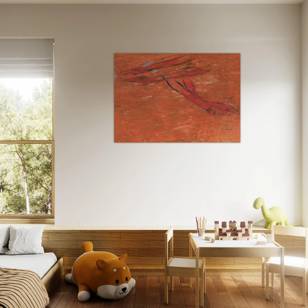 AUGUST 17TH 1998 - Susan Rothenberg Art Print - A0 (84.1 x 118.9  cm) / 33.1 × 46.8 inches | Susan Rothenberg Poster | Susan Rothenberg Prints