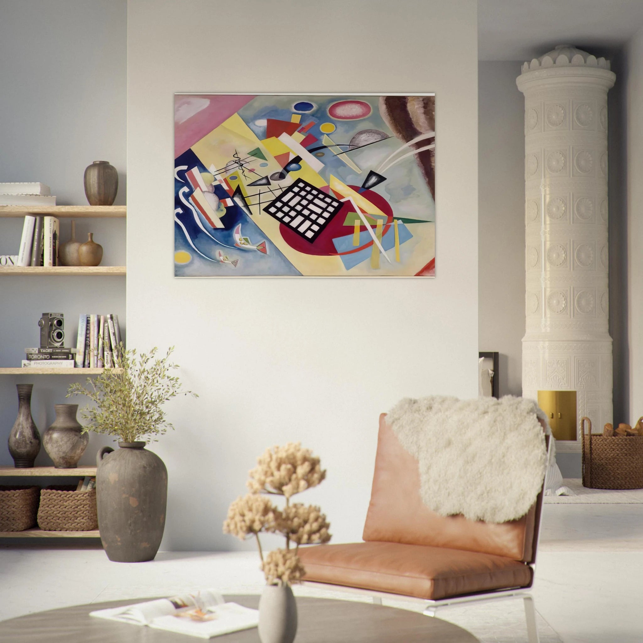 BLACK FRAME 1922 - Wassily Kandinsky Art Print - A0 (84.1 x 118.9  cm) / 33.1 × 46.8 inches | Wassily Kandinsky Poster | Wassily Kandinsky Prints