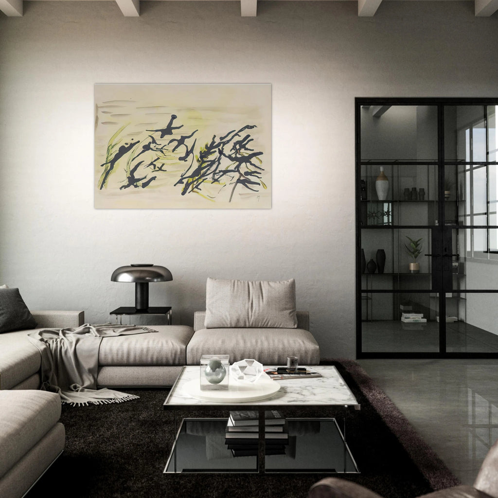 Composition - Surrealism, Tachisme - Henri Michaux Art Print - A0 (84.1 x 118.9  cm) / 33.1 × 46.8 inches | Henri Michaux Poster | Henri Michaux Prints