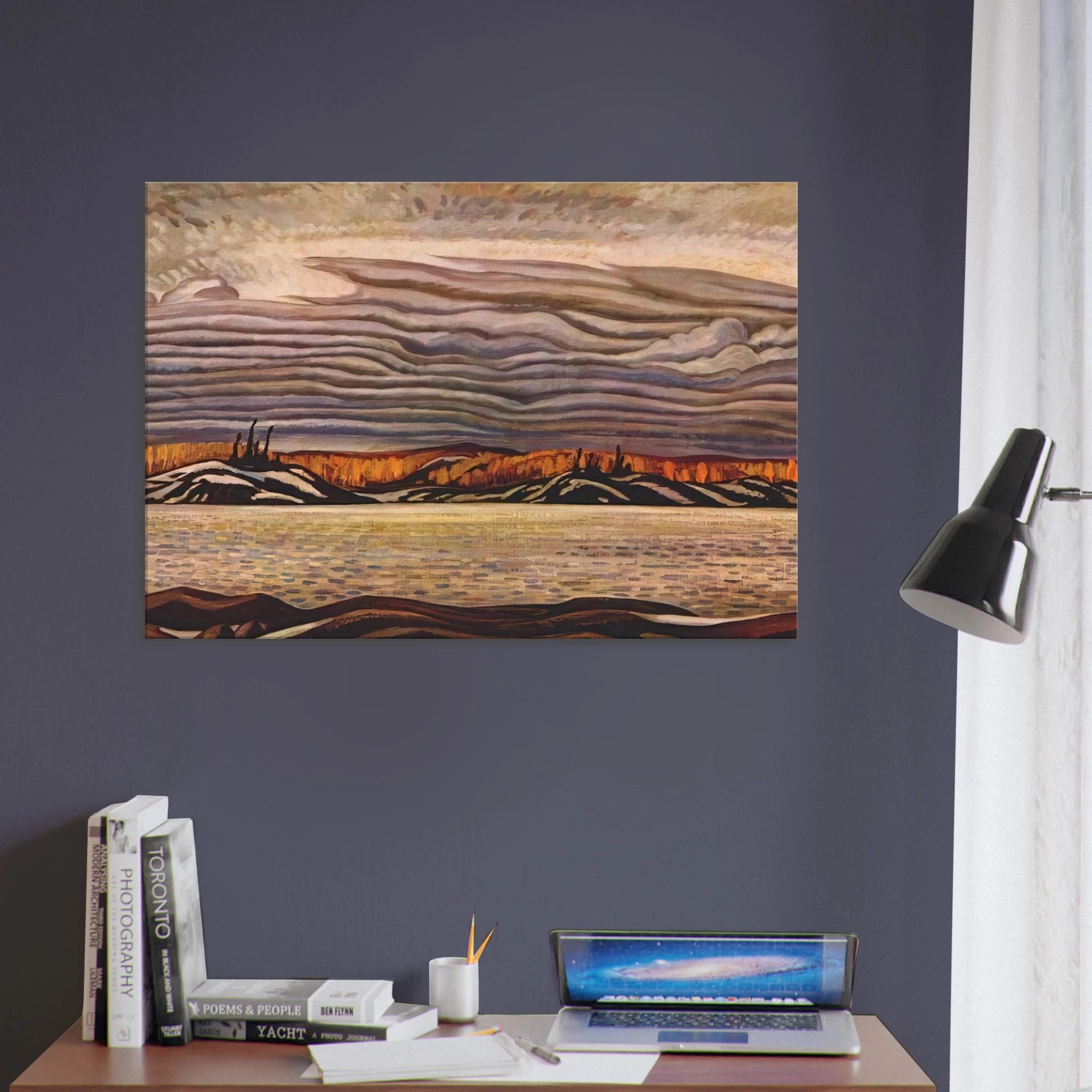 Algoma in November - 1935 - A.Y. Jackson Canvas - 70x100 cm / 28x40 inches | A.Y. Jackson Wrapped Canvas | A.Y. Jackson Wall Art