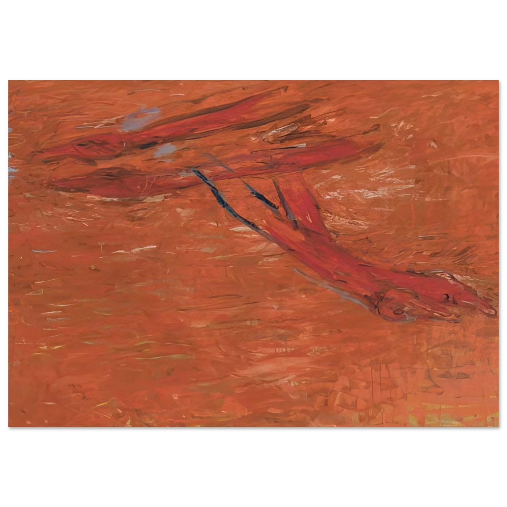 AUGUST 17TH 1998 - Susan Rothenberg Art Print - A0 (84.1 x 118.9  cm) / 33.1 × 46.8 inches | Susan Rothenberg Poster | Susan Rothenberg Prints