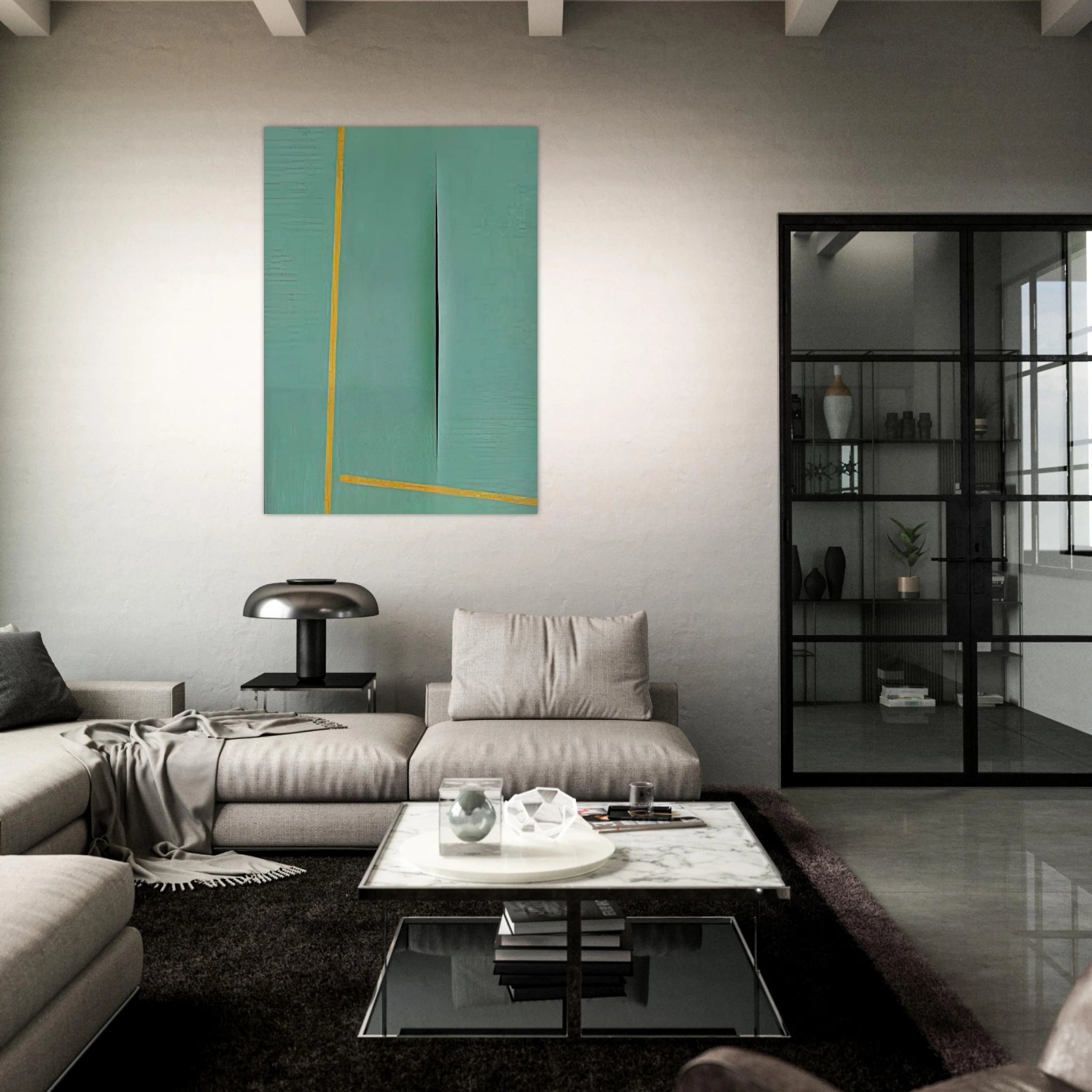 Concept Spatiale - 1964 - Lucio Fontana Art Print - A0 (84.1 x 118.9  cm) / 33.1 × 46.8 inches | Lucio Fontana Poster | Lucio Fontana Prints