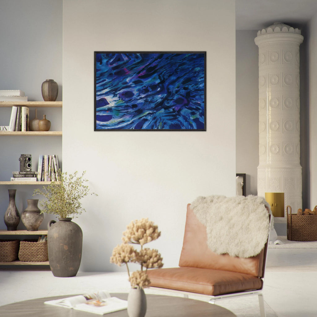 Eaux vives - 1979 - Alfred Manessier Framed Art Print - 70x100 cm / 28x40 inches | Alfred Manessier Framed Poster | Alfred Manessier Framed prints