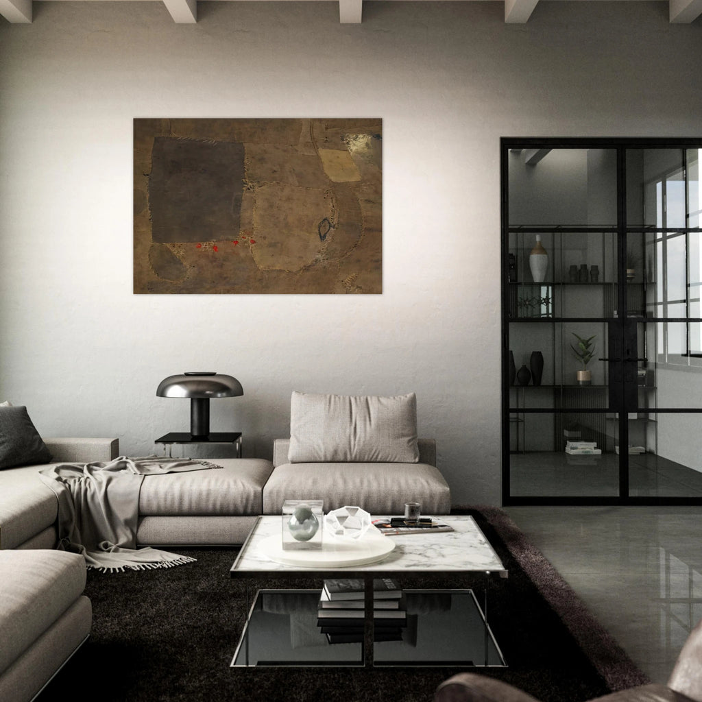 Composition - Alberto Burri Art Print - A0 (84.1 x 118.9  cm) / 33.1 × 46.8 inches | Alberto Burri Poster | Alberto Burri Prints