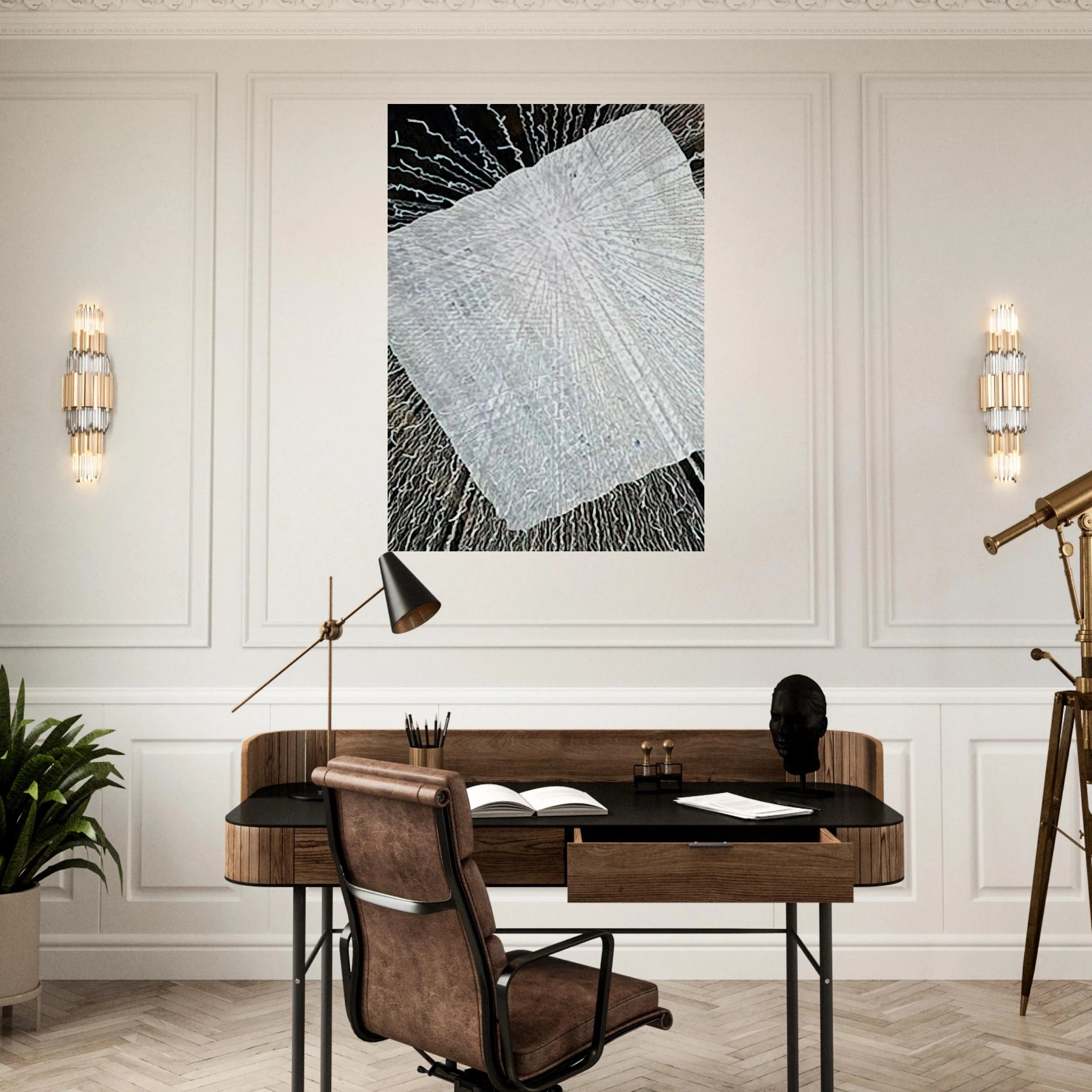 CLOUD SERIES V 1978 - Lenore Tawney Art Print - A0 (84.1 x 118.9  cm) / 33.1 × 46.8 inches | Lenore Tawney Poster | Lenore Tawney Prints